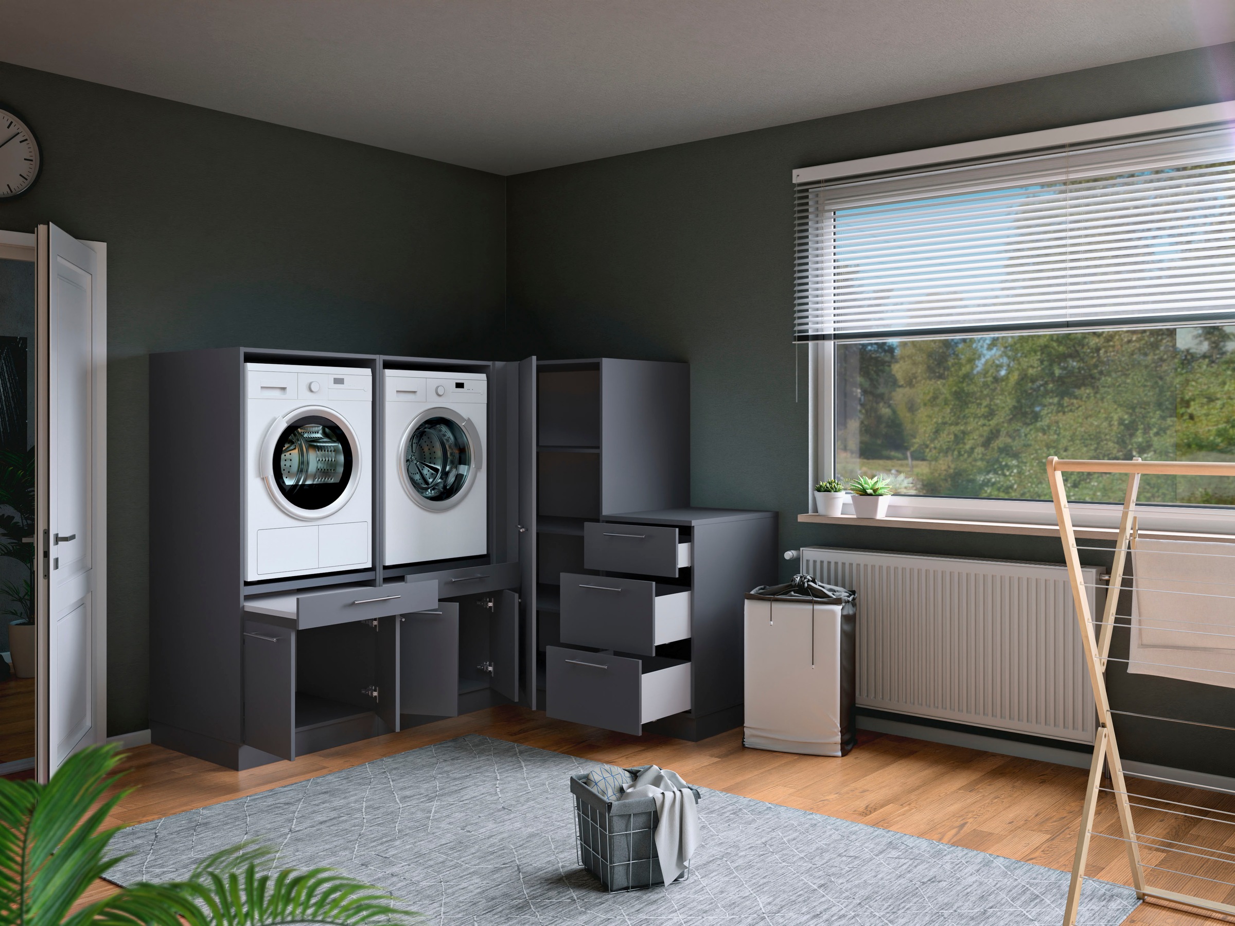 Laundreezy Mehrzweckschrank-Set "Laundreezy, 4-tlg. Mehrzweckschrank-Set B/ günstig online kaufen