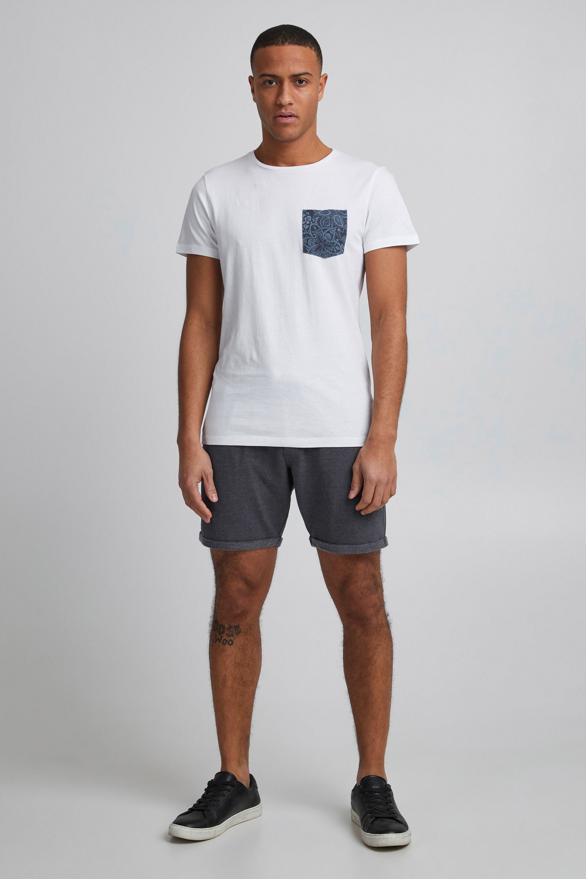Sweatshorts BLEND "Sweatshorts BHTimo", Herren, Gr. 3XL, N-Gr, blau (navy), Obermaterial: 60% Baumwolle CO. 40% Polyester PES., Hosen Sweatshorts 5
