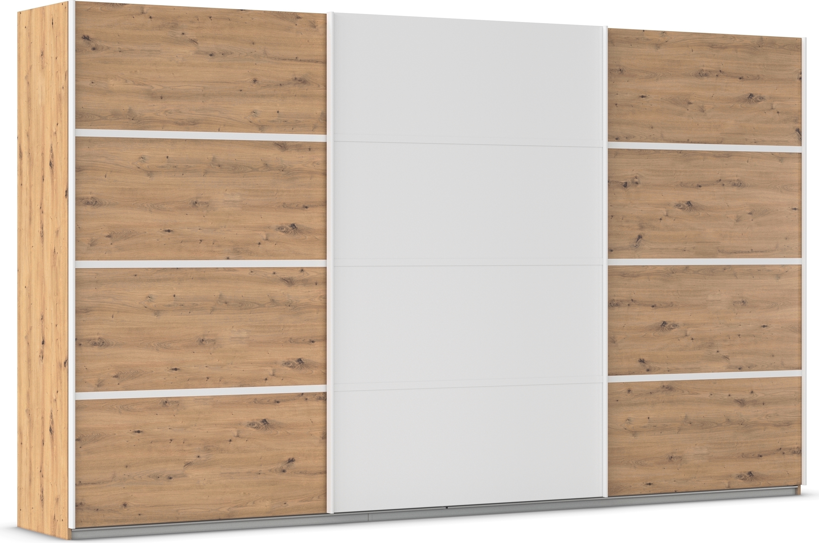 OTTO home Kleiderschrank "Mehrzweckschrank Aktenschrank Möbel Mietswohnung Schlafzimmer AVOLA" 3 verschiedene Ausstattungen BASIC/CLASSIC/PREMIUM (inkl. SOFT-CLOSE), mit eleganten Zierleisten in Chrom, Schwarz oder Weiß MADE IN GERMANY
