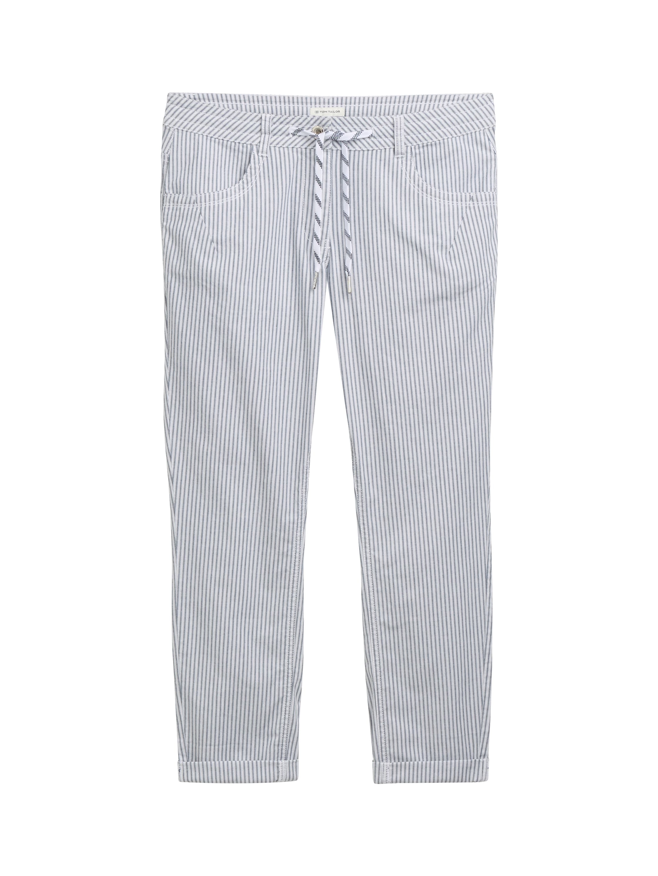 TOM TAILOR Stoffhose, im Streifendesign und mit Kordelzug