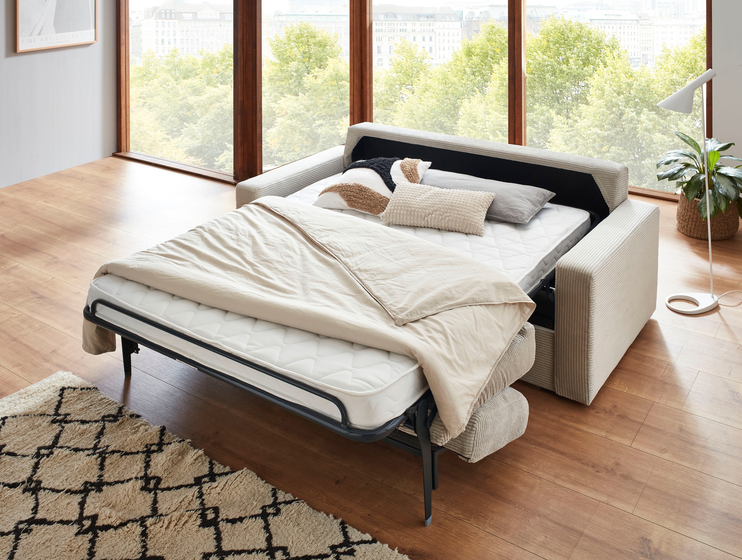 ATLANTIC home collection Schlafsofa »ROLANDO« für Dauerschläfer geeignet inklusive hochwertiger Matratze