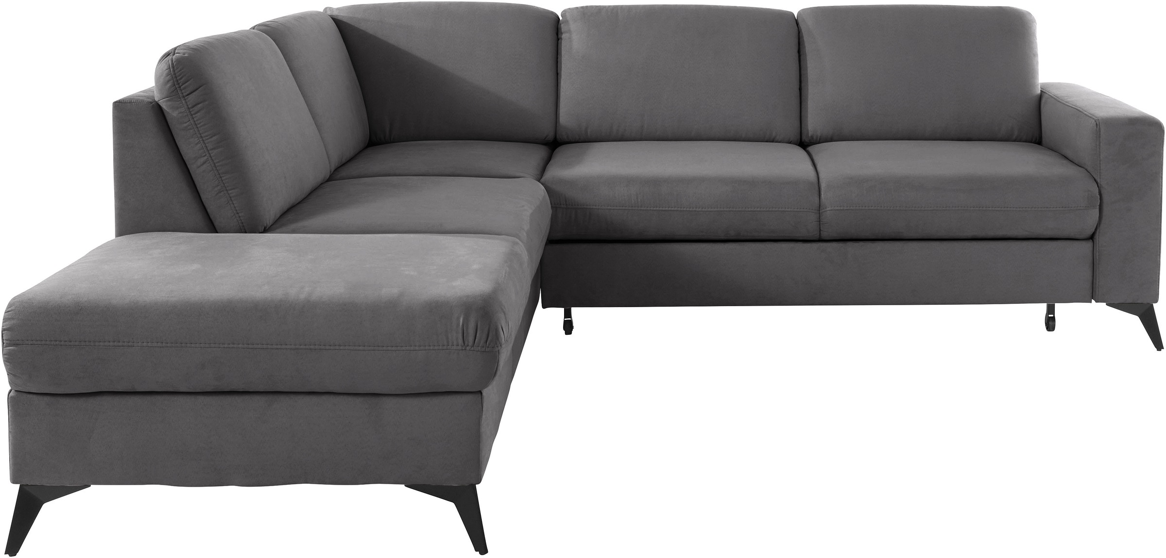 PLACES OF STYLE Ecksofa "Lolland L-Form" Wahlweise mit Bettfunktion und Sta günstig online kaufen