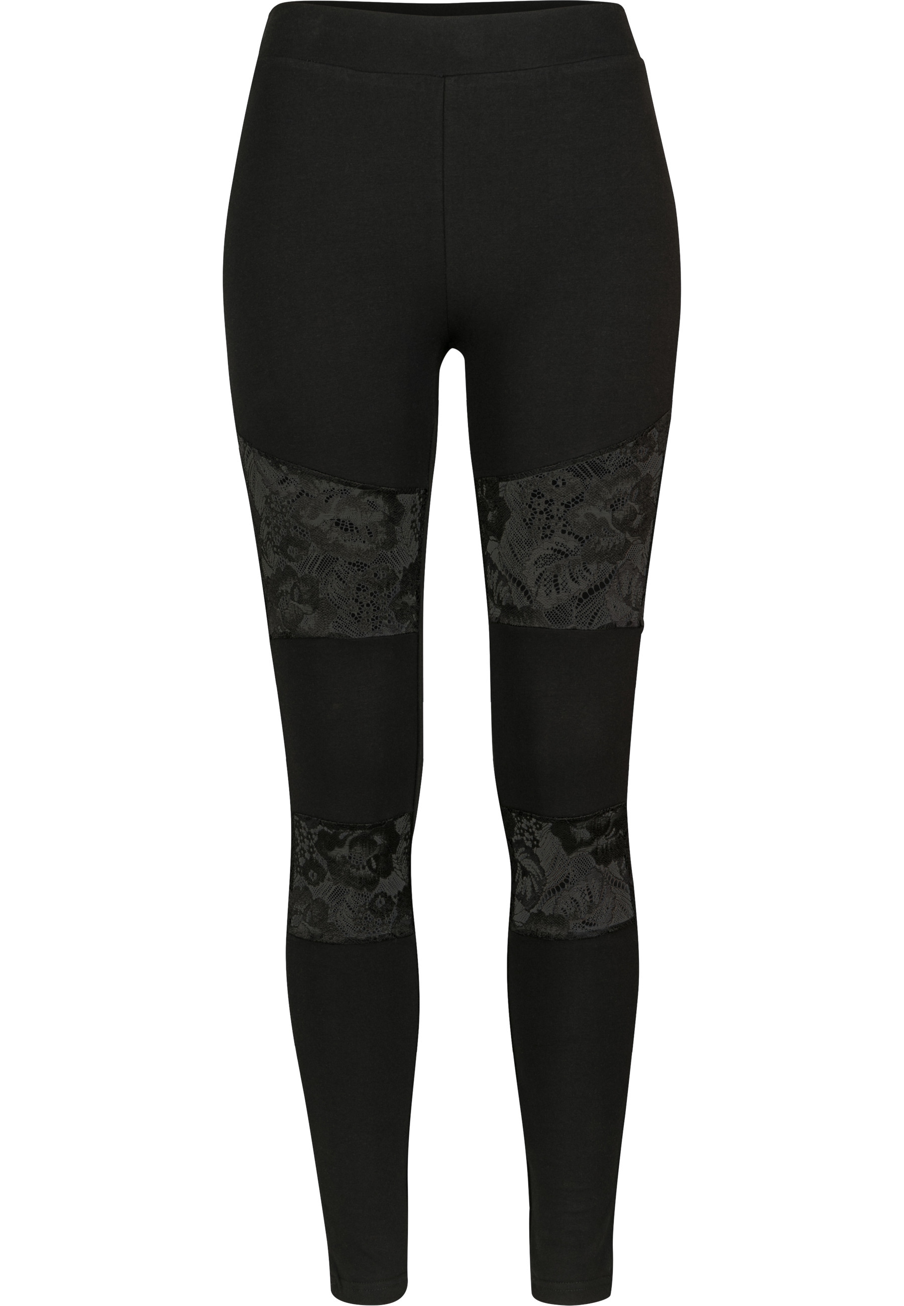 URBAN CLASSICS Leggings "Urban Classics Damen Ladies Laces Inset Leggings" günstig online kaufen