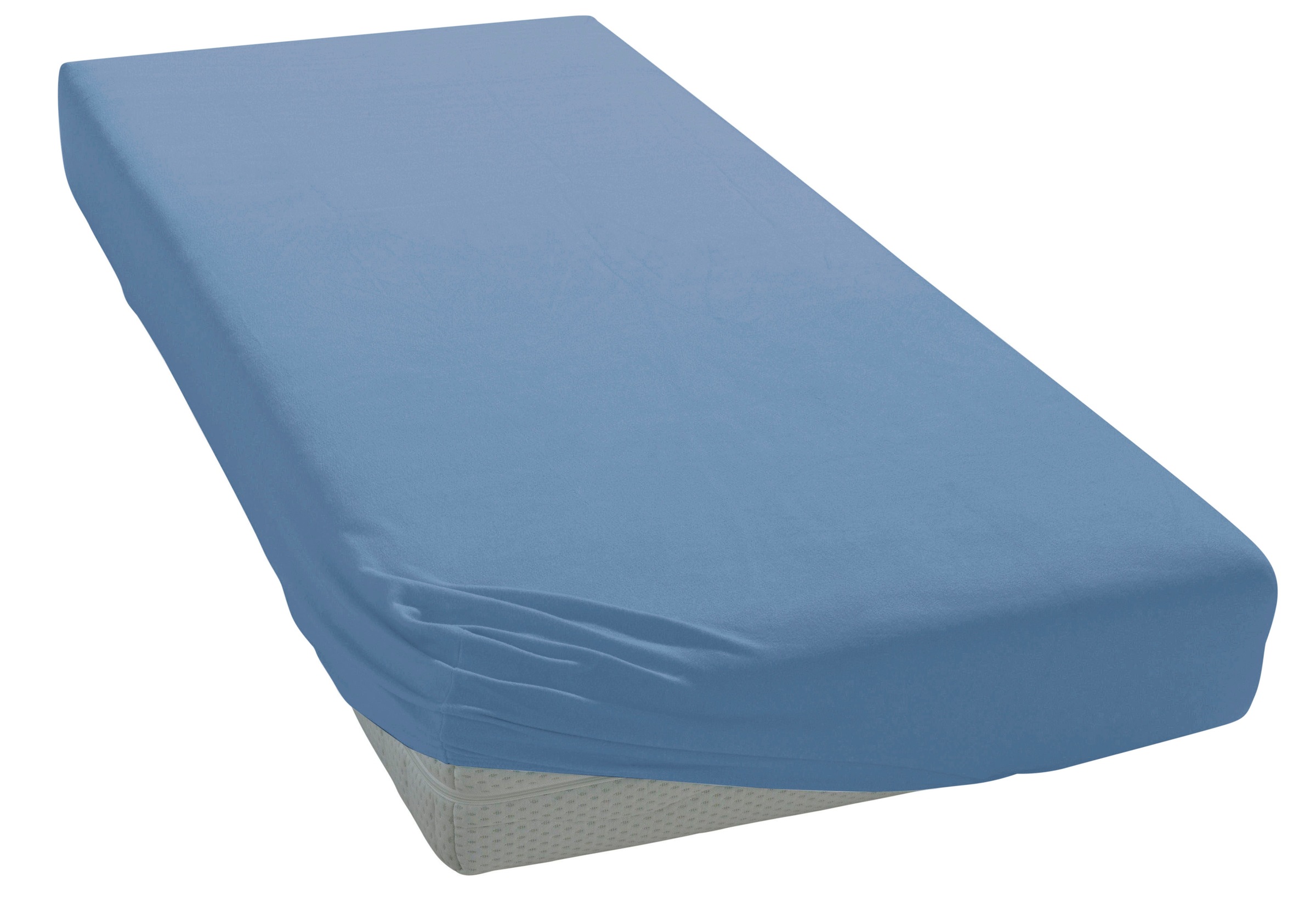 OTTO home Spannbettlaken "MATILDA Jersey 160 g/m², 97% Bio-Baumwolle 3% Elasthan, Bettlaken" Bettlaken Bio-Baumwolle, für Matratzen bis 30cm Höhe, perfekter Sitz