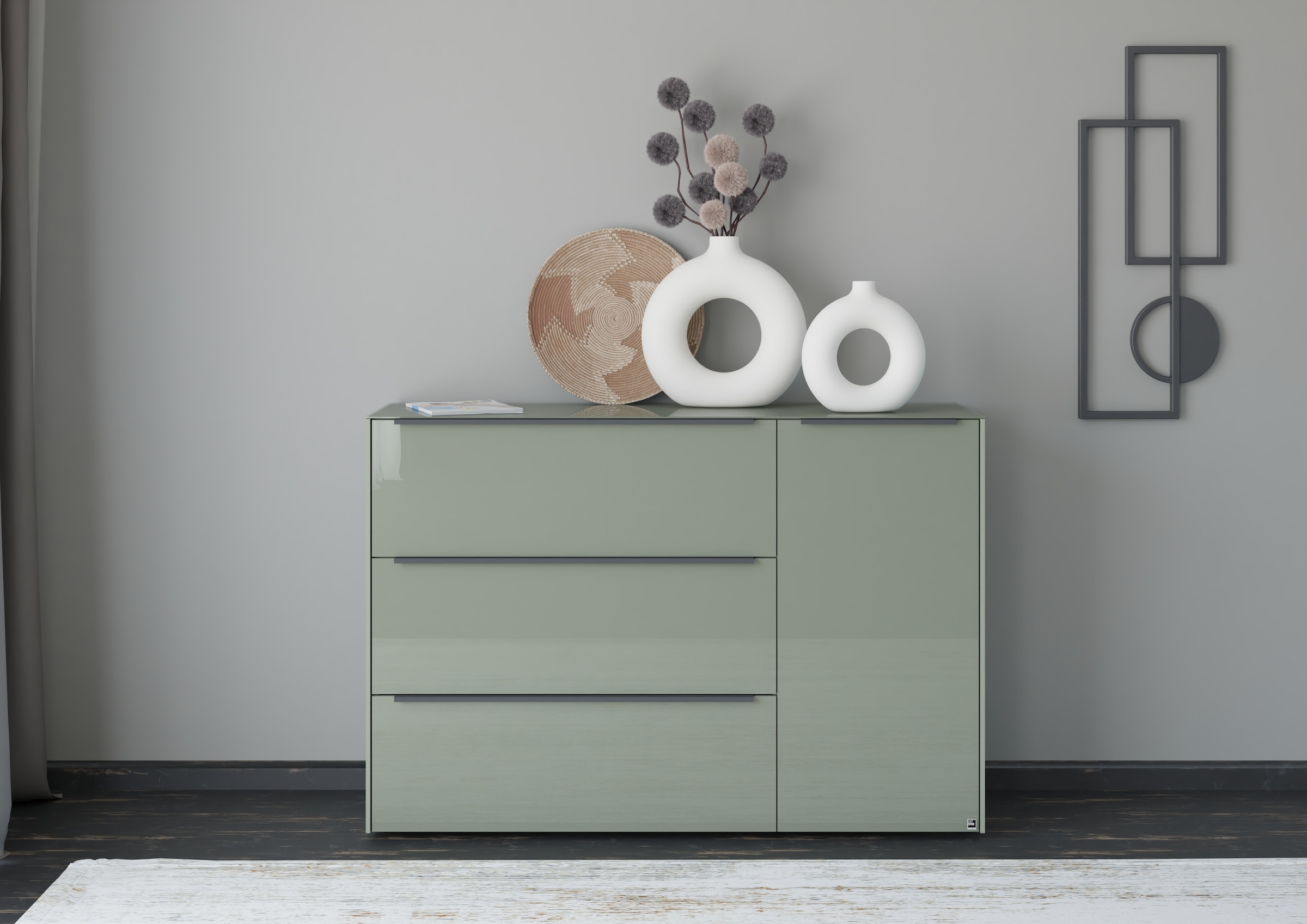 set one by Musterring Sideboard »reno-Dielen« 1 Stk. tlg. Mit Gleitern und in verschiedenen Farben erhältlich