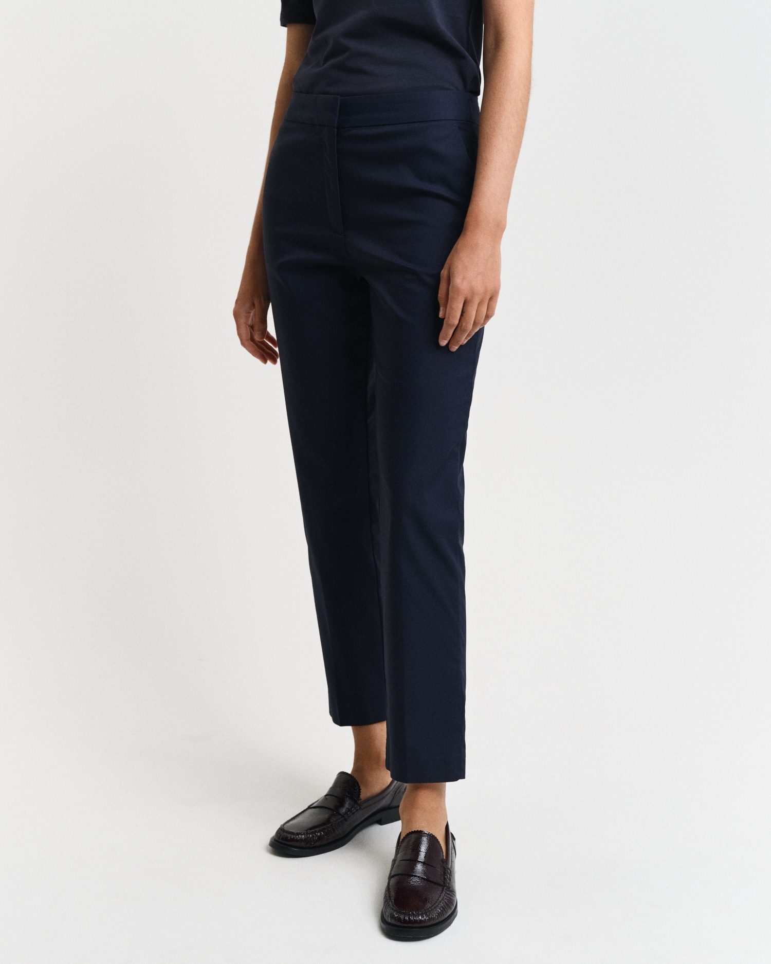 Gant Stoffhose »SLIM SLACK«, mit Bügelfalten an Vorder- und Rückseite