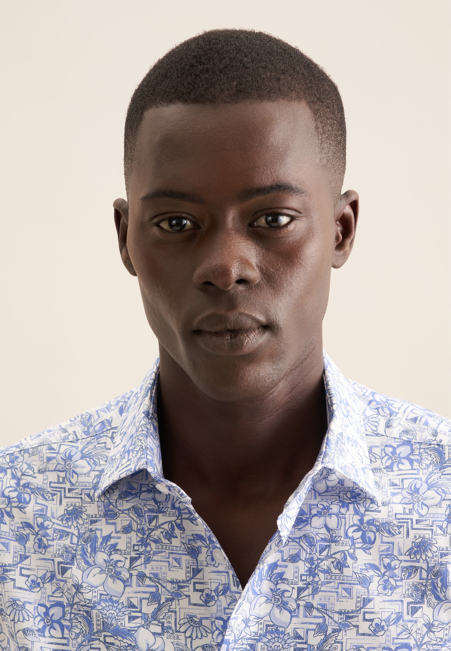 Thumbnail - seidensticker Businesshemd "Regular" Regular 1/1 Kentkragen Floral