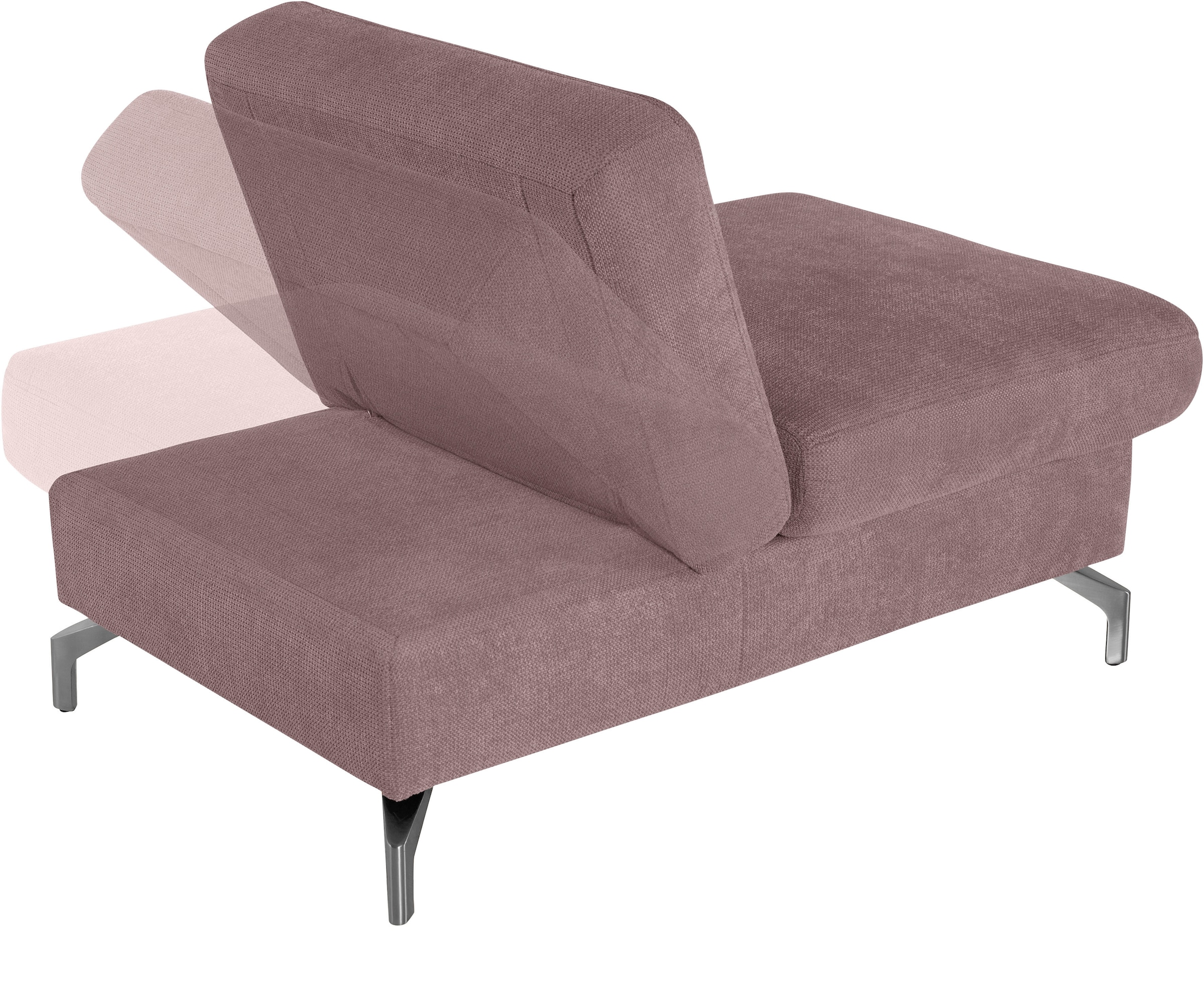 sit&more Hocker »Percy«, Fußhöhe 15cm, mit Klappfunktion, wahlweise in 2 Fußfarben