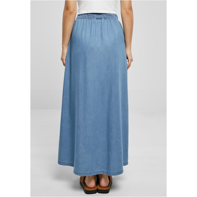URBAN CLASSICS Jerseyrock »Damen Ladies Long Wide Light Denim Skirt«, (1  tlg.) für kaufen | BAUR