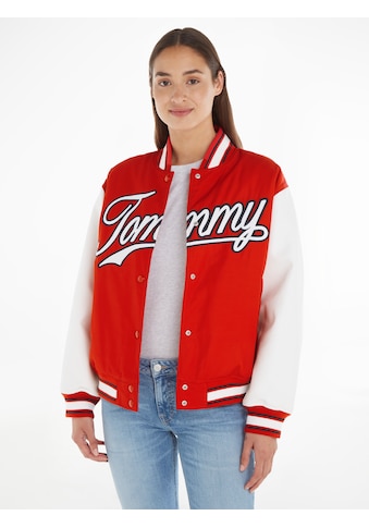 Collegejacke, mit Tommy Jeans Markenlabel