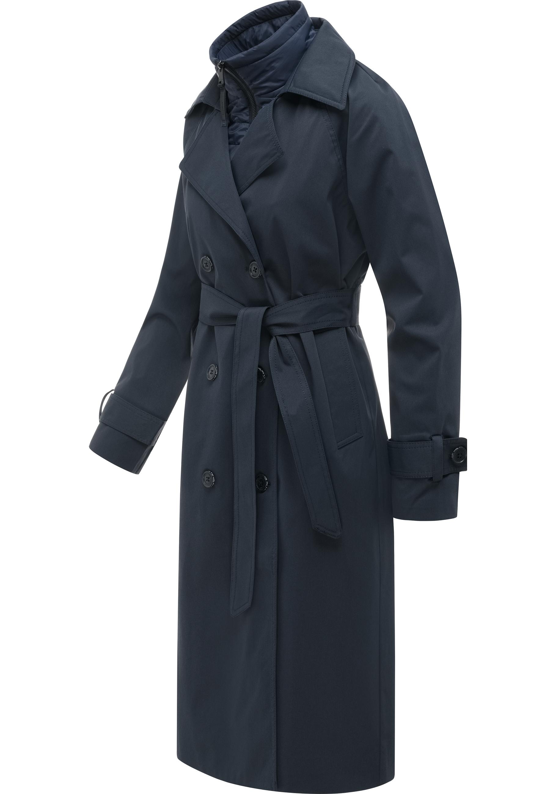 Ragwear Trenchcoat »Trenchie Y« Damen Übergangsmantel mit herausnehmbarem Inlay