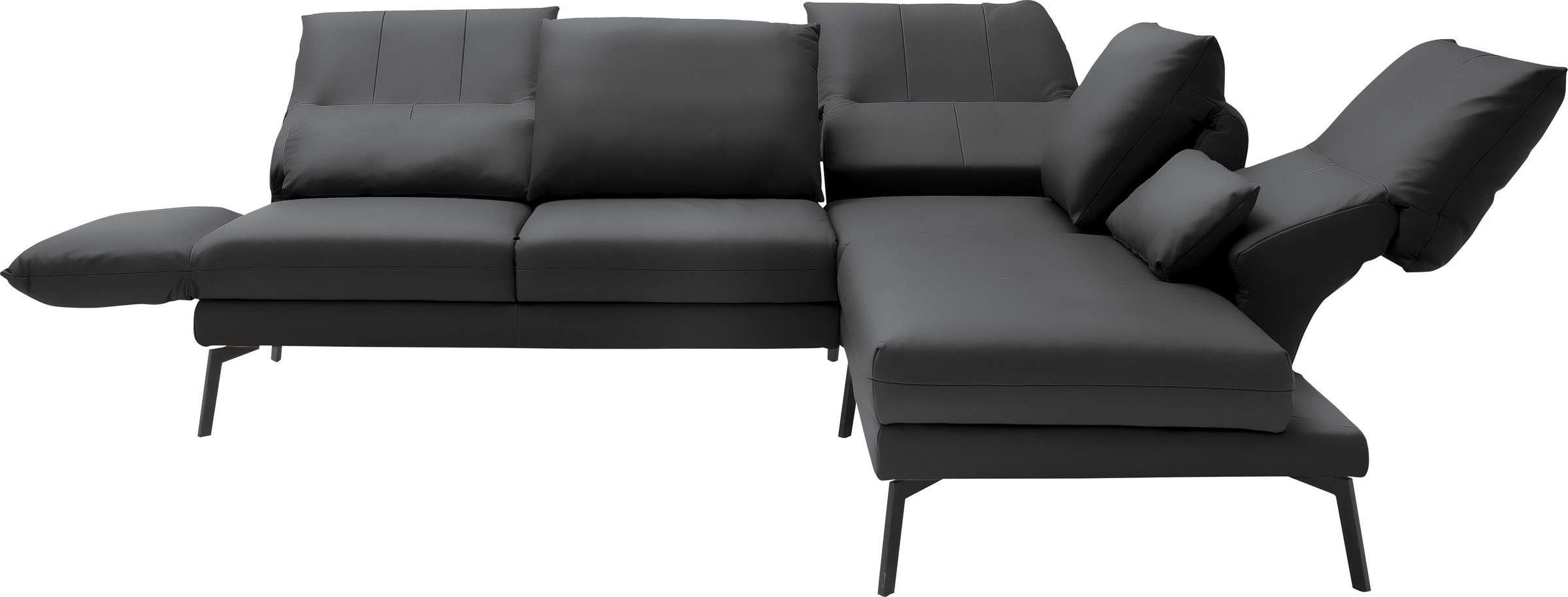 SCHÖNER WOHNEN-Kollektion Ecksofa »Spin, Multifunktionssofa, bequem und hochwertige Verarbeitung, L-Form«, Drehsitz-Funktion, USB-Anschluss, Armlehnfunktion, Rückenverstellung