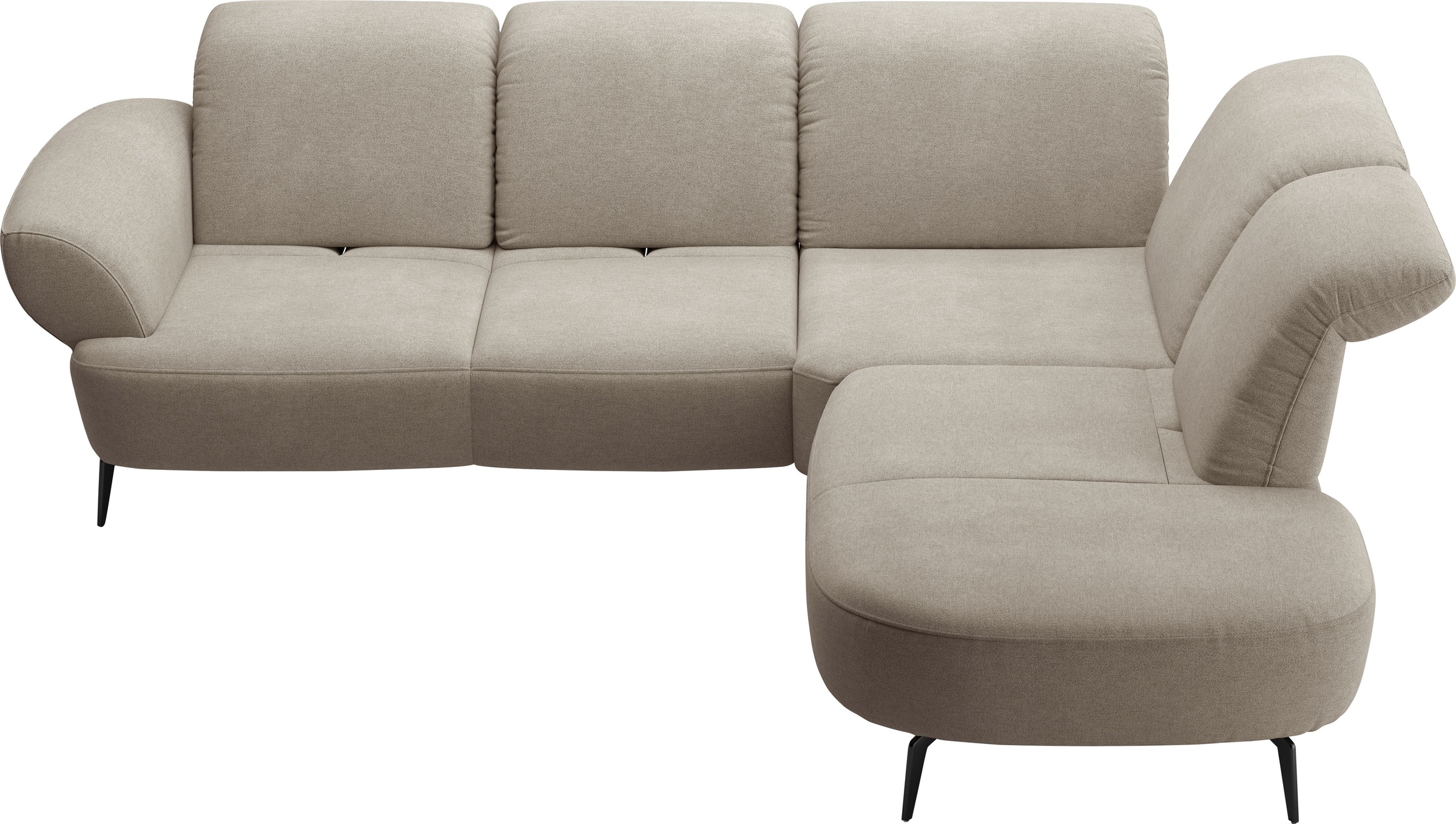 sit&more Ecksofa "Dance, L-Form, inkl. Sitztiefenverstellung", inkl. Click& günstig online kaufen