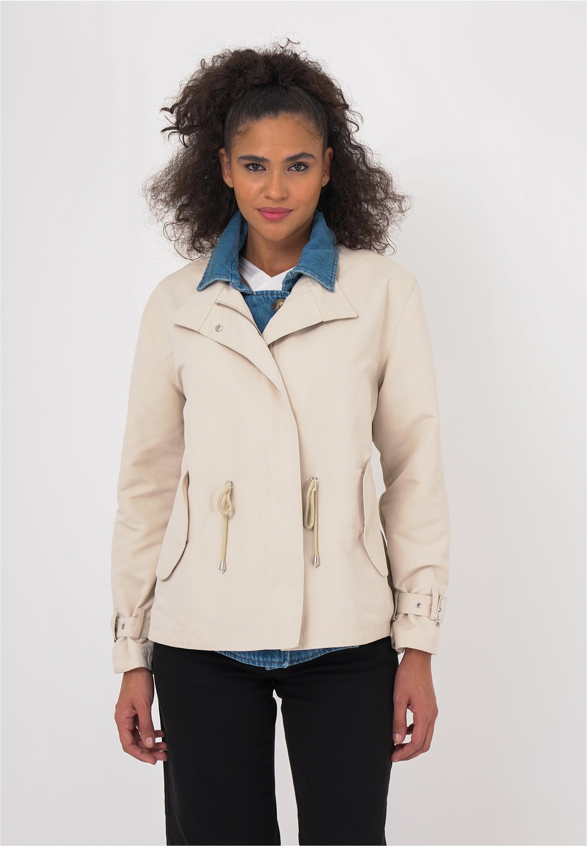 freshlions Trenchcoat "Zelda" 1 Stk. tlg. mit stilvollem Reverskragen günstig online kaufen