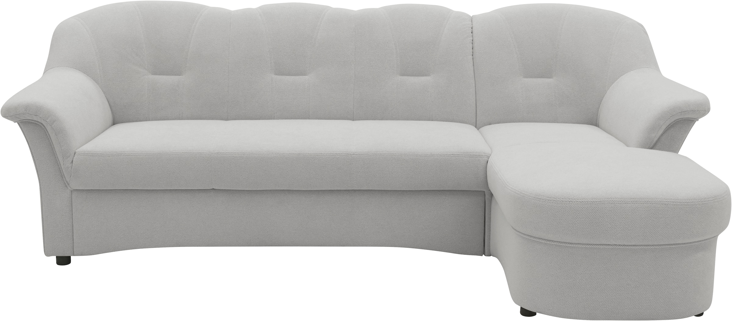 DOMO collection Ecksofa "Flores Schlafsofa, B/T/H: 233/142/86 cm, L-Form", günstig online kaufen