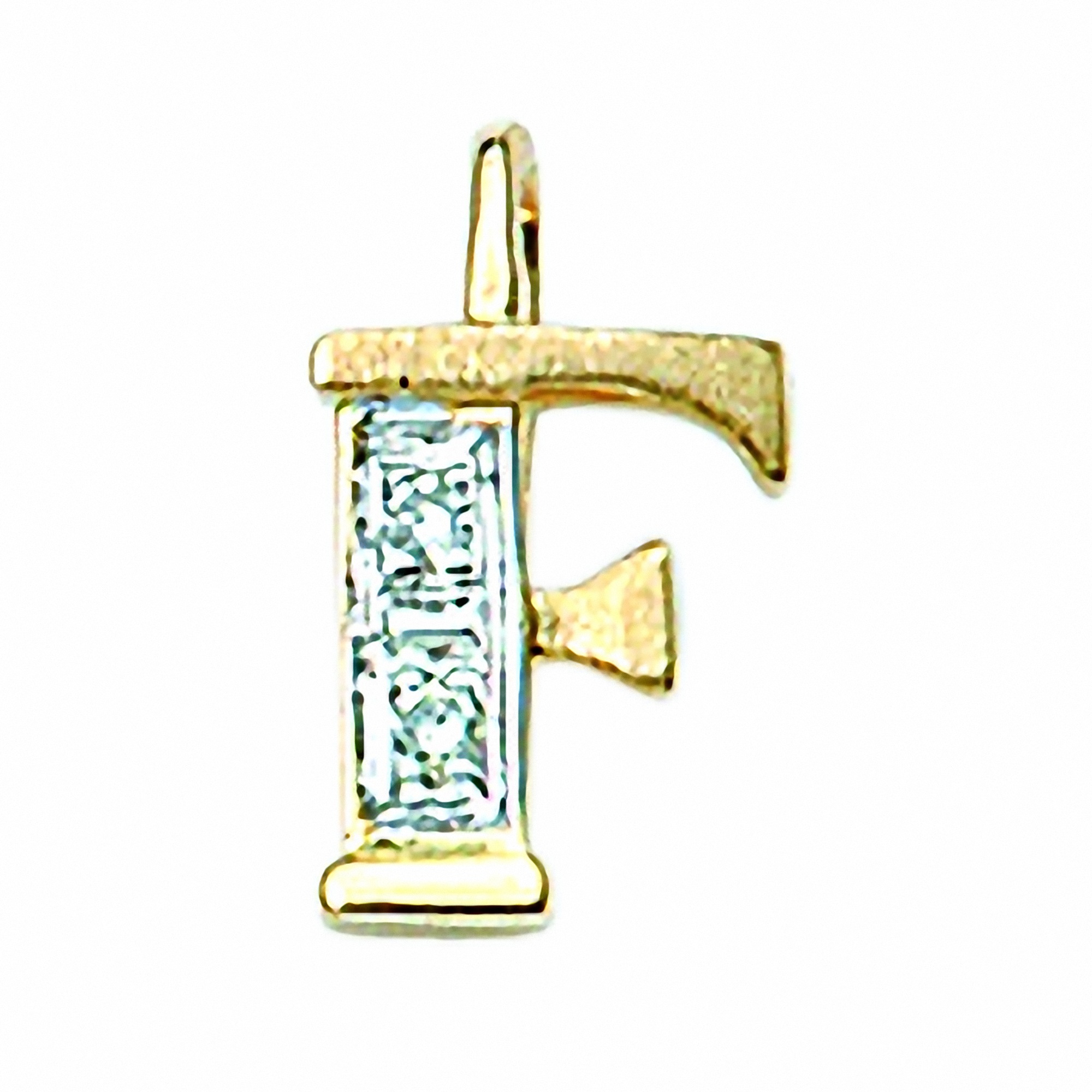 ADELIA ́S Damen Buchstabenanhänger "Damen & Herren 585 Gold Buchstabenanhänger F mit Diamant", Damen, 0,02 VVS = sehr sehr kleine Einschlüsse mit