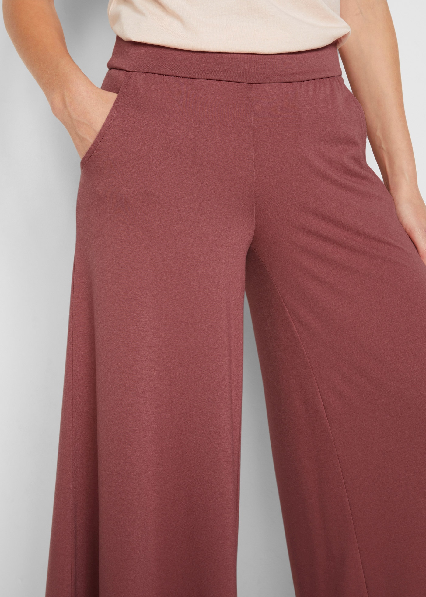 bonprix Culotte  Loungewear Culotte mit weitem Bein