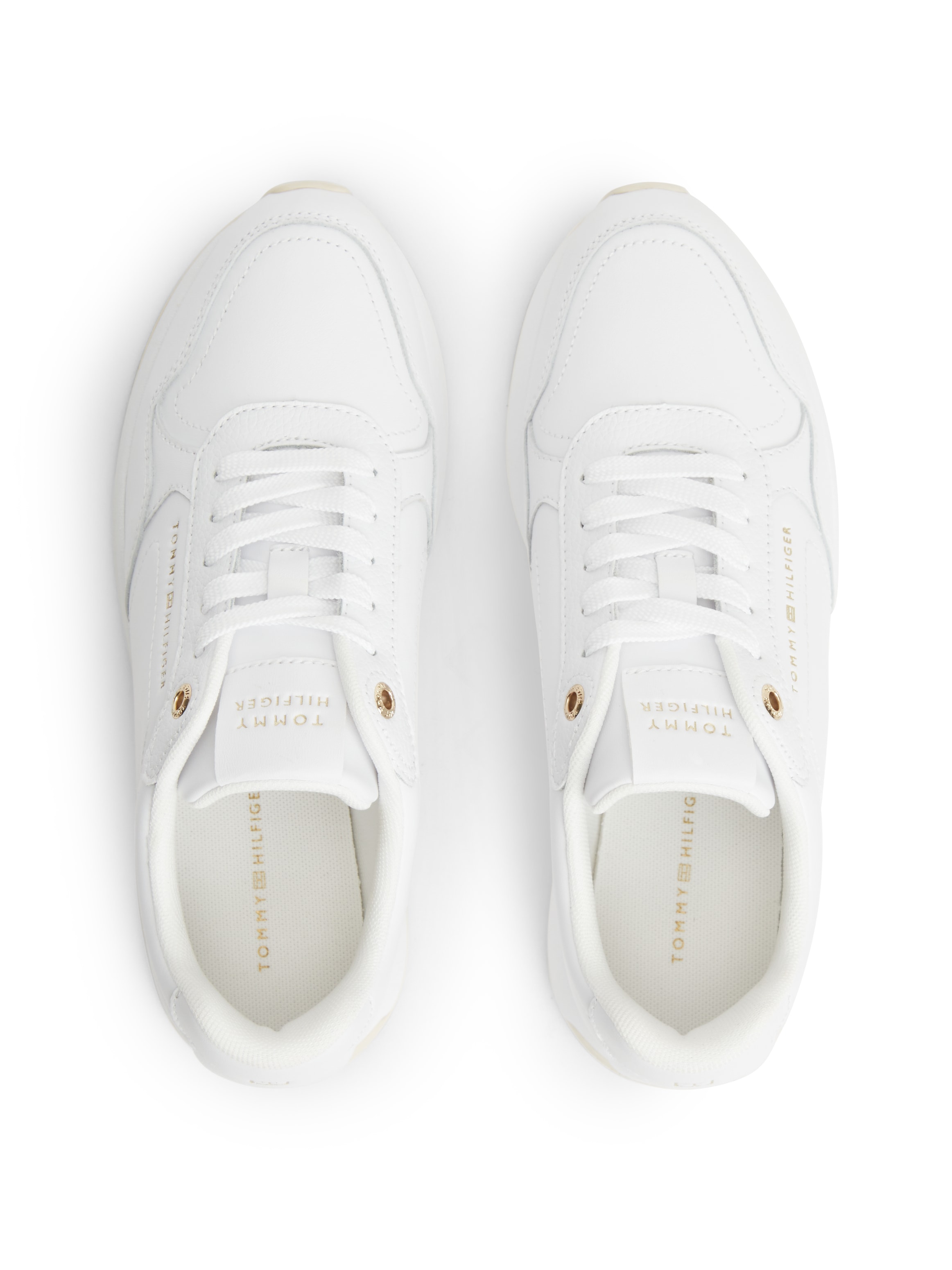 Tommy Hilfiger Keilsneaker »TH RETRO RUNNER«  Freizeitschuh, Halbschuh, Schnürschuh mit dezenten Ziernähten