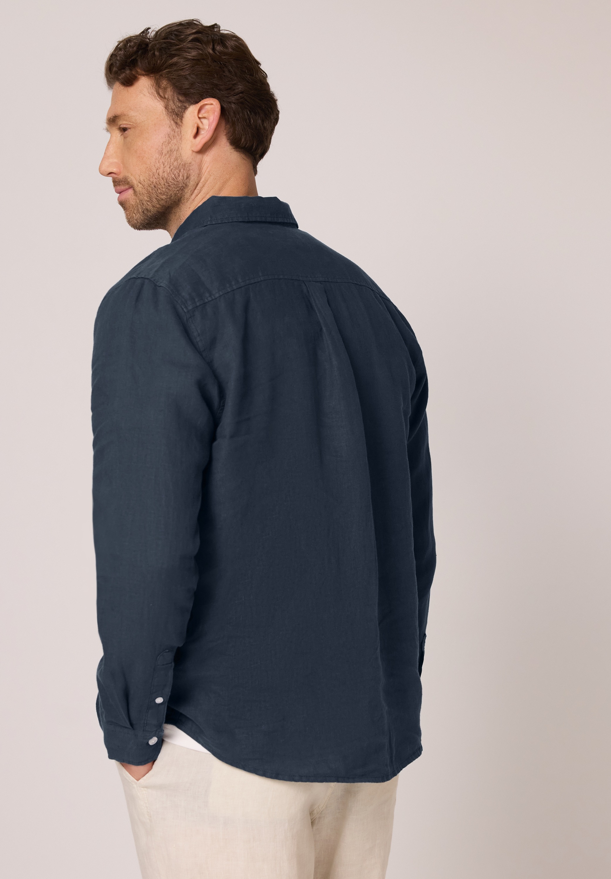 STREET ONE MEN Leinenhemd aus Leinen