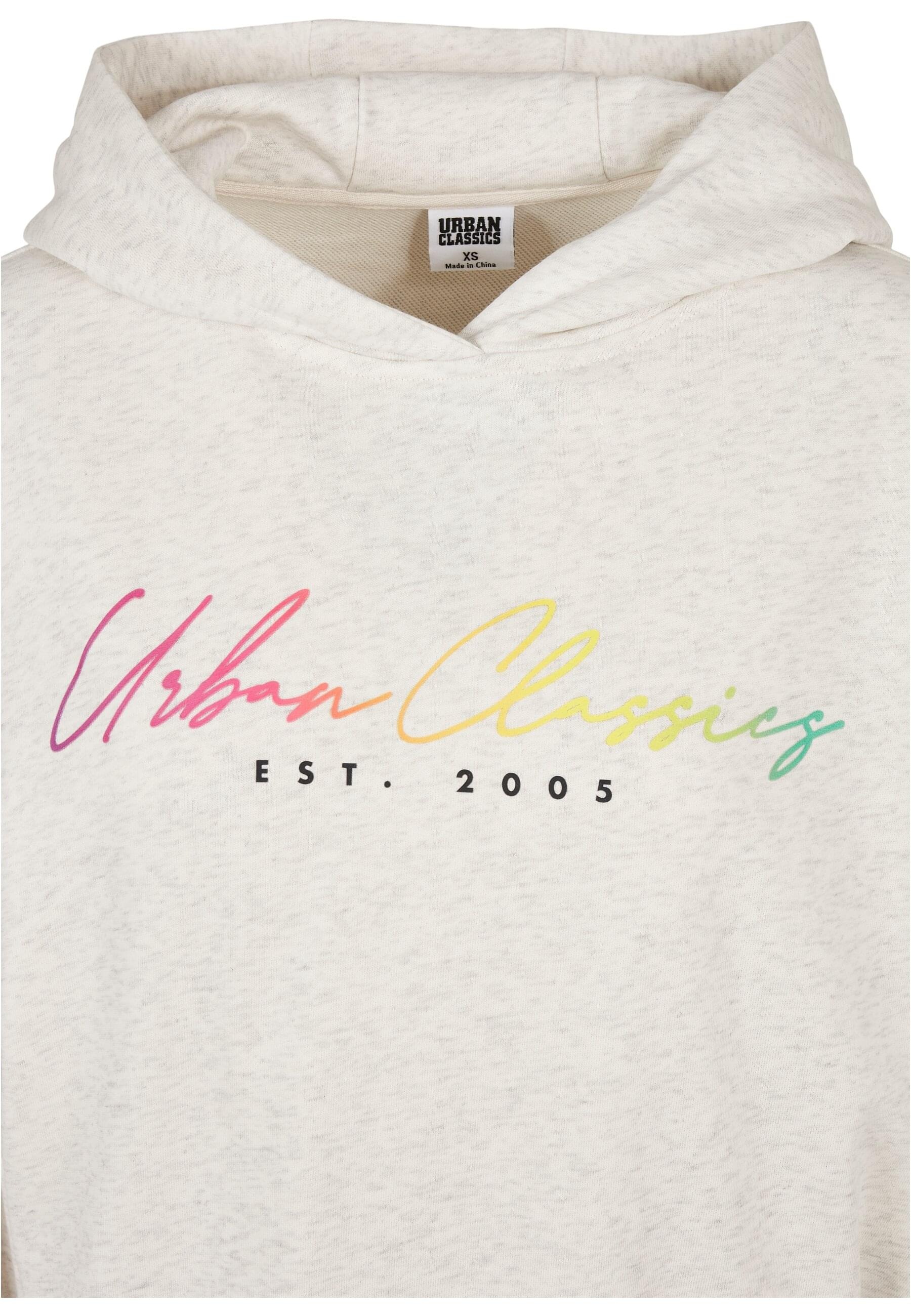 URBAN CLASSICS Kapuzenpullover »Urban Classics Damen Ladies Oversized Rainbow Hoody«, (1 tlg.)