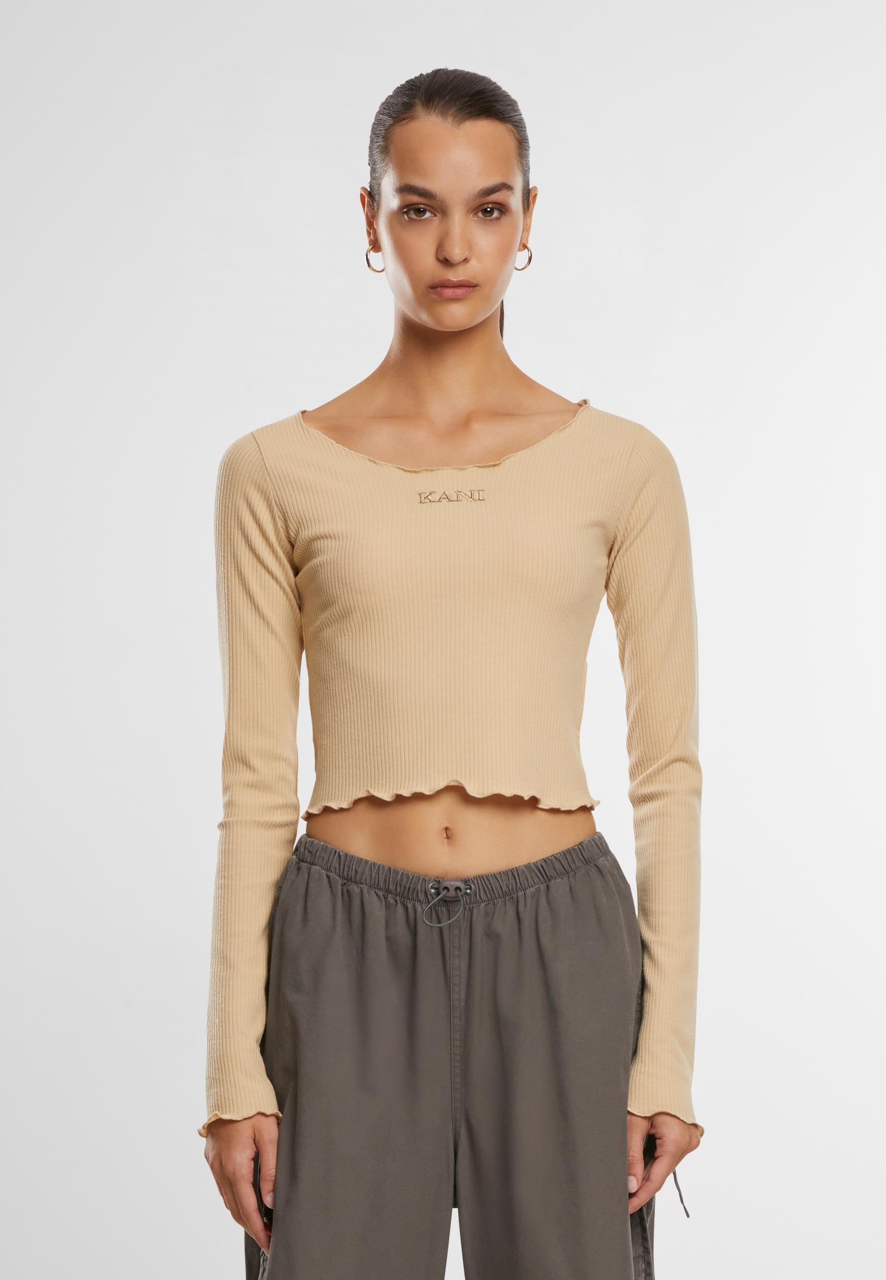 Karl Kani Longsleeve »Karl Kani Karl Kani Retro Short Rib LS«, (1 tlg.)