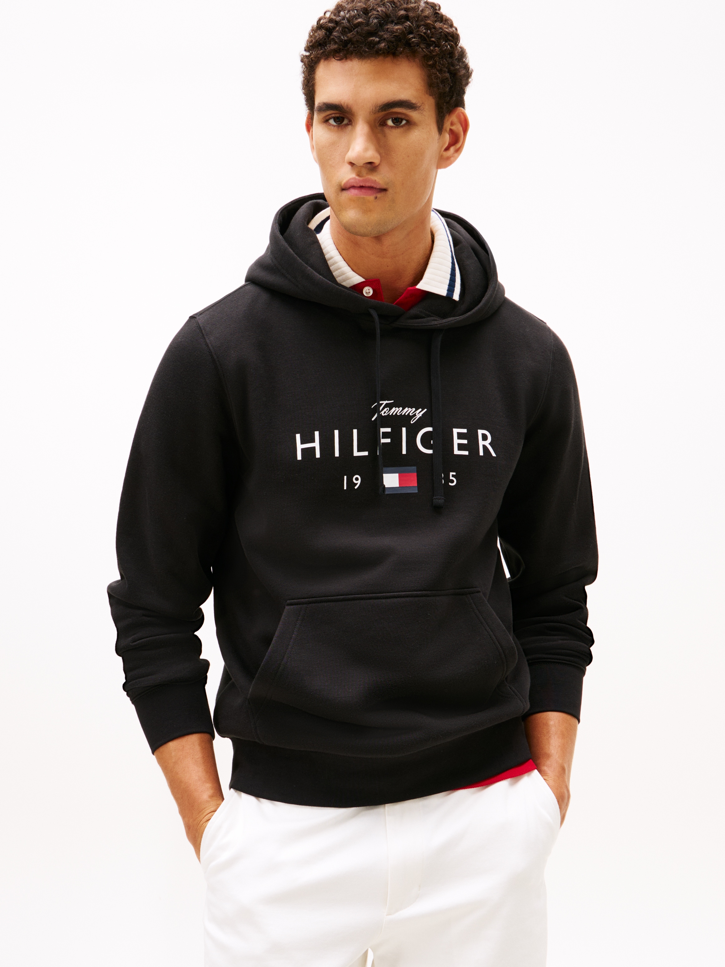 Tommy Hilfiger Hoodie "BRAND LOVE BIG HILFIGER", mit Logo-Grafik, normale P günstig online kaufen