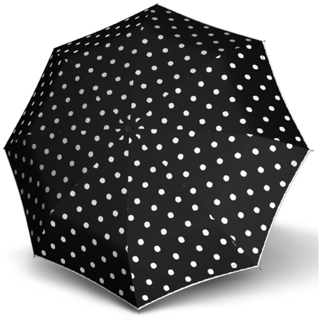 Knirps® Taschenregenschirm »T.200 Medium Duomatic, Dot Art Black«