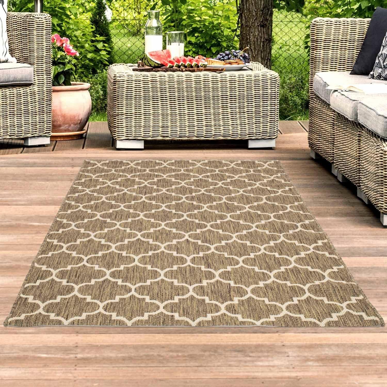 Teppich rechteckig, geeignet, | 604«, Terrasse Marokkanisches kaufen Muster, Outdoor Carpet In/- »Sun BAUR City