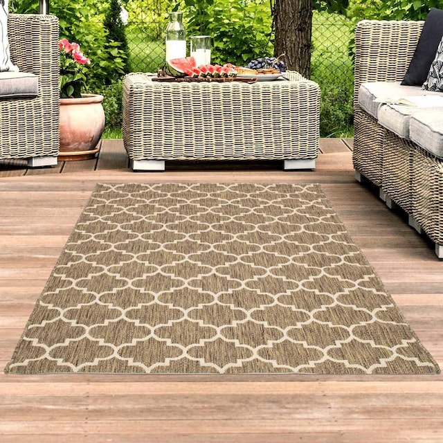 Carpet City Teppich »Sun 604«, rechteckig, In/- Outdoor geeignet,  Marokkanisches Muster, Terrasse kaufen | BAUR