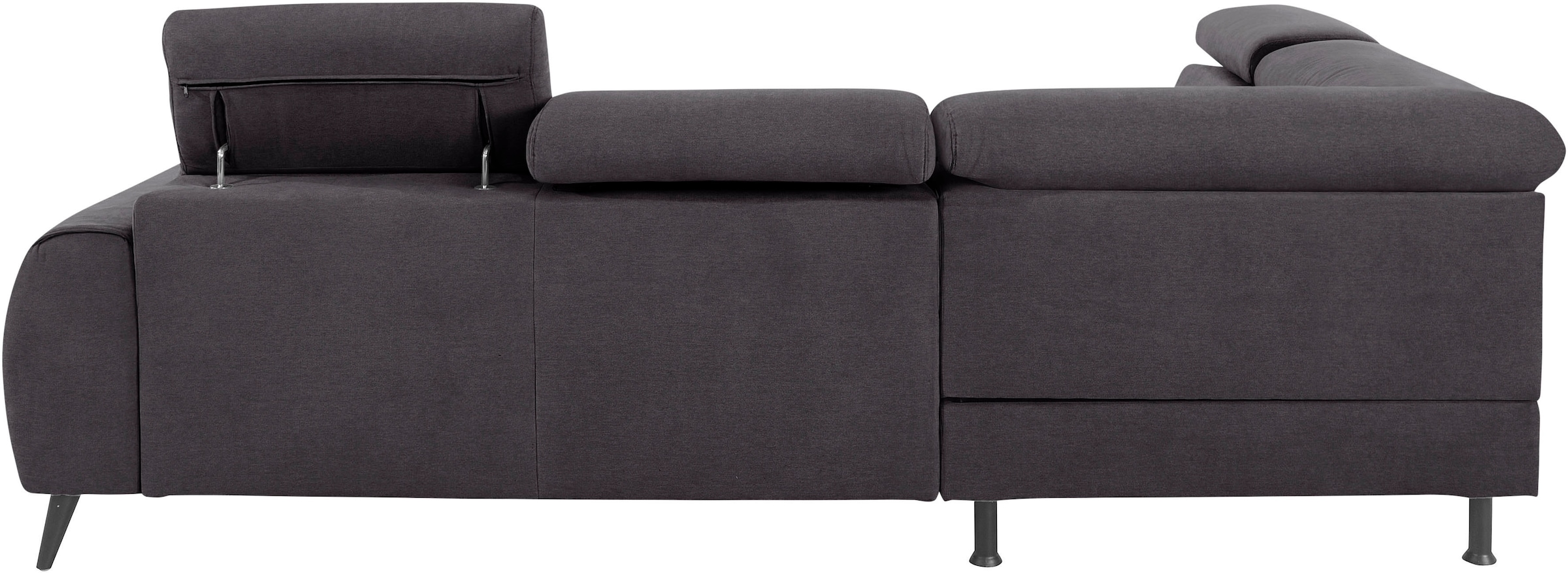COTTA Ecksofa »Mia L-Form«, 3-tlg.-Kissen-Set, Ottomane, wahlweise mit oder ohne RGB-Beleuchtung