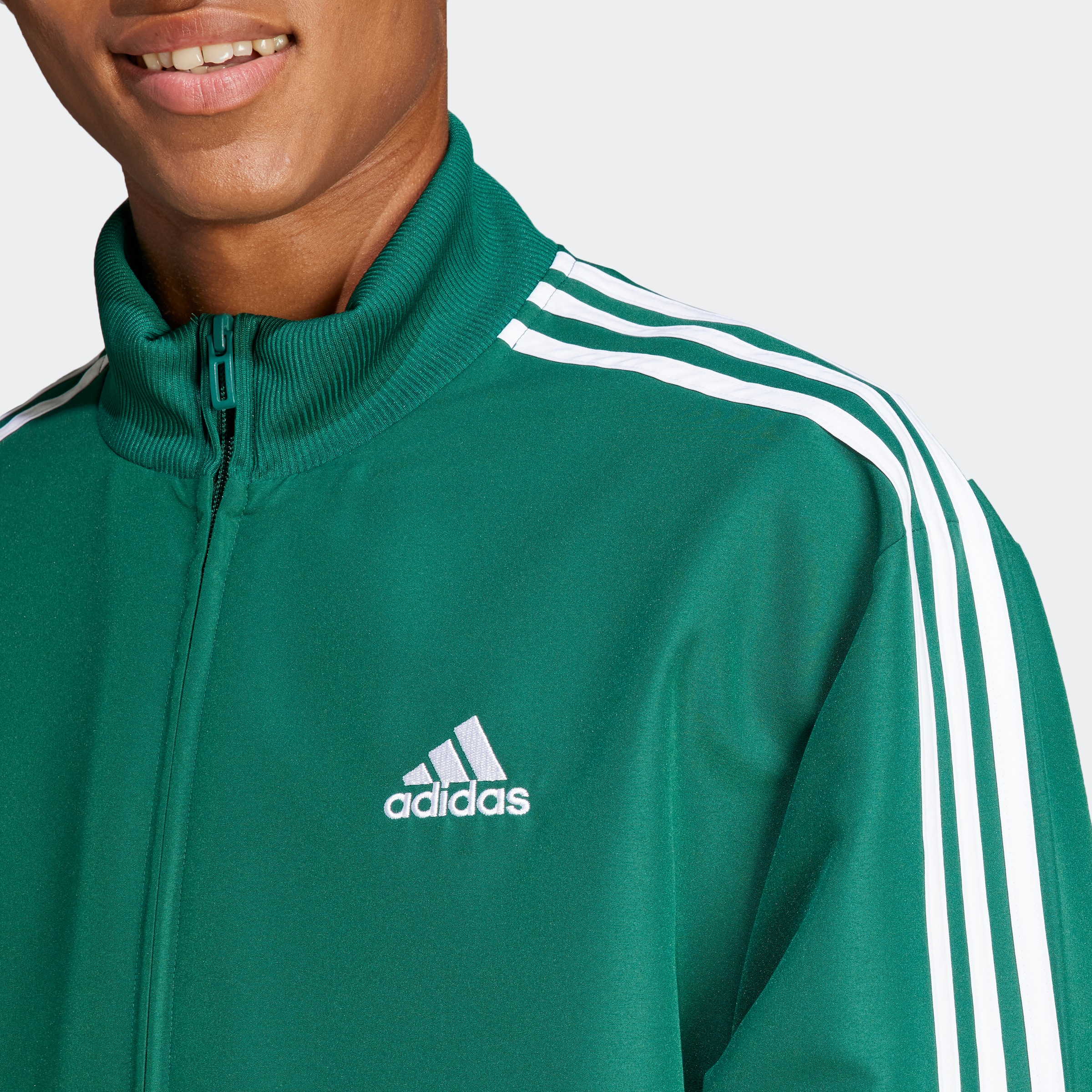 adidas Sportswear Trainingsanzug »3-STREIFEN WOVEN«, (2 tlg.) auf Raten |  BAUR