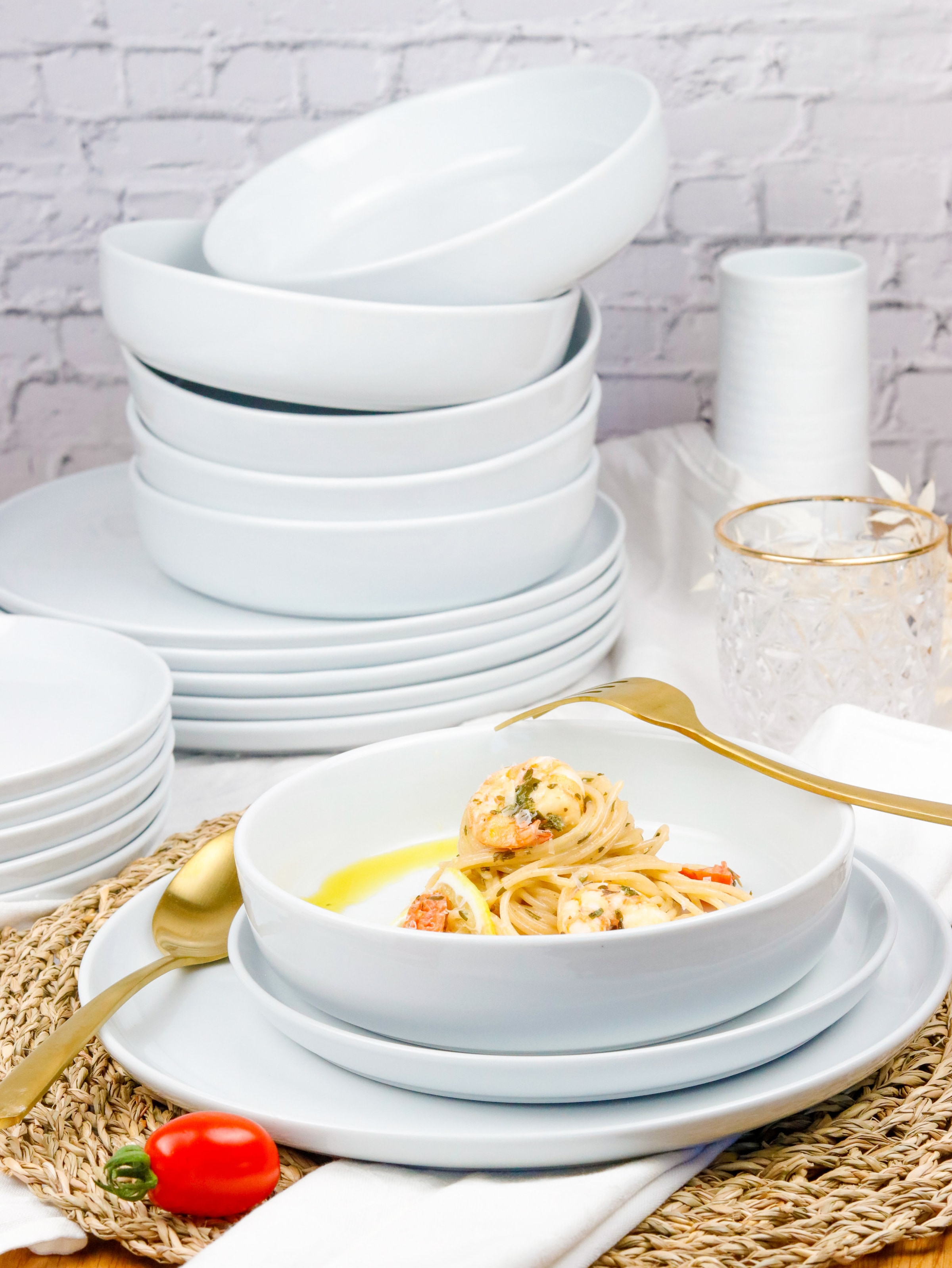 MÄSER Tafelservice »NAVINA, Teller Set, Porzellan«