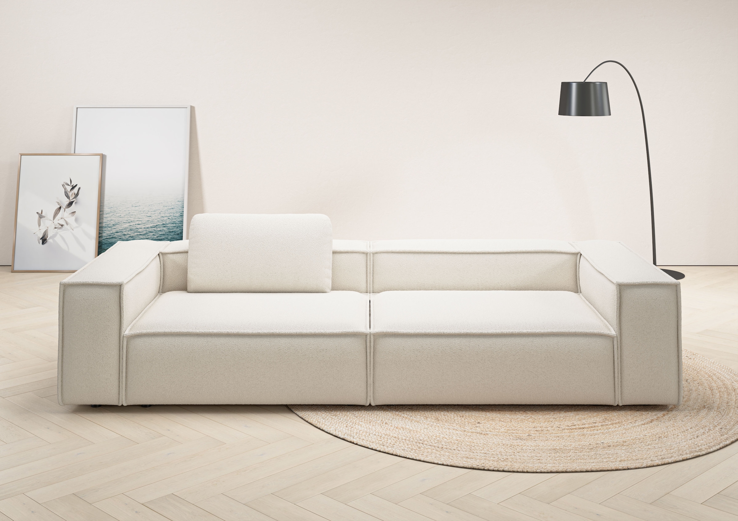 Home affaire 3-Sitzer "Watertown moderner 3-Sitzer" extra breites Sofa mit günstig online kaufen