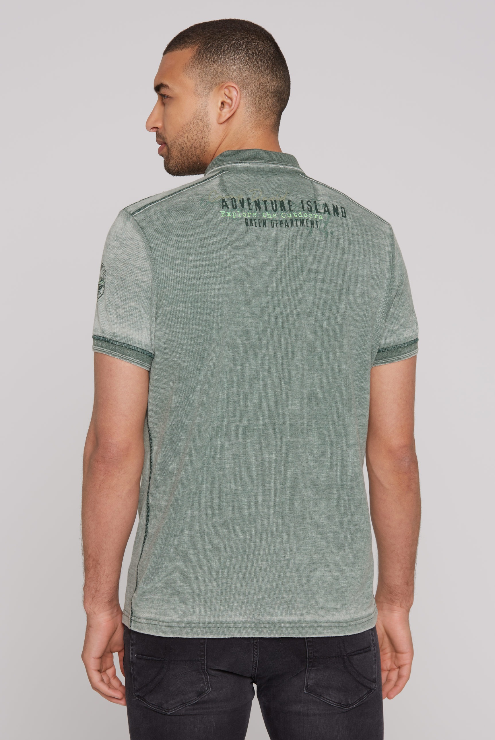 CAMP DAVID Poloshirt, mit Logo Print günstig online kaufen
