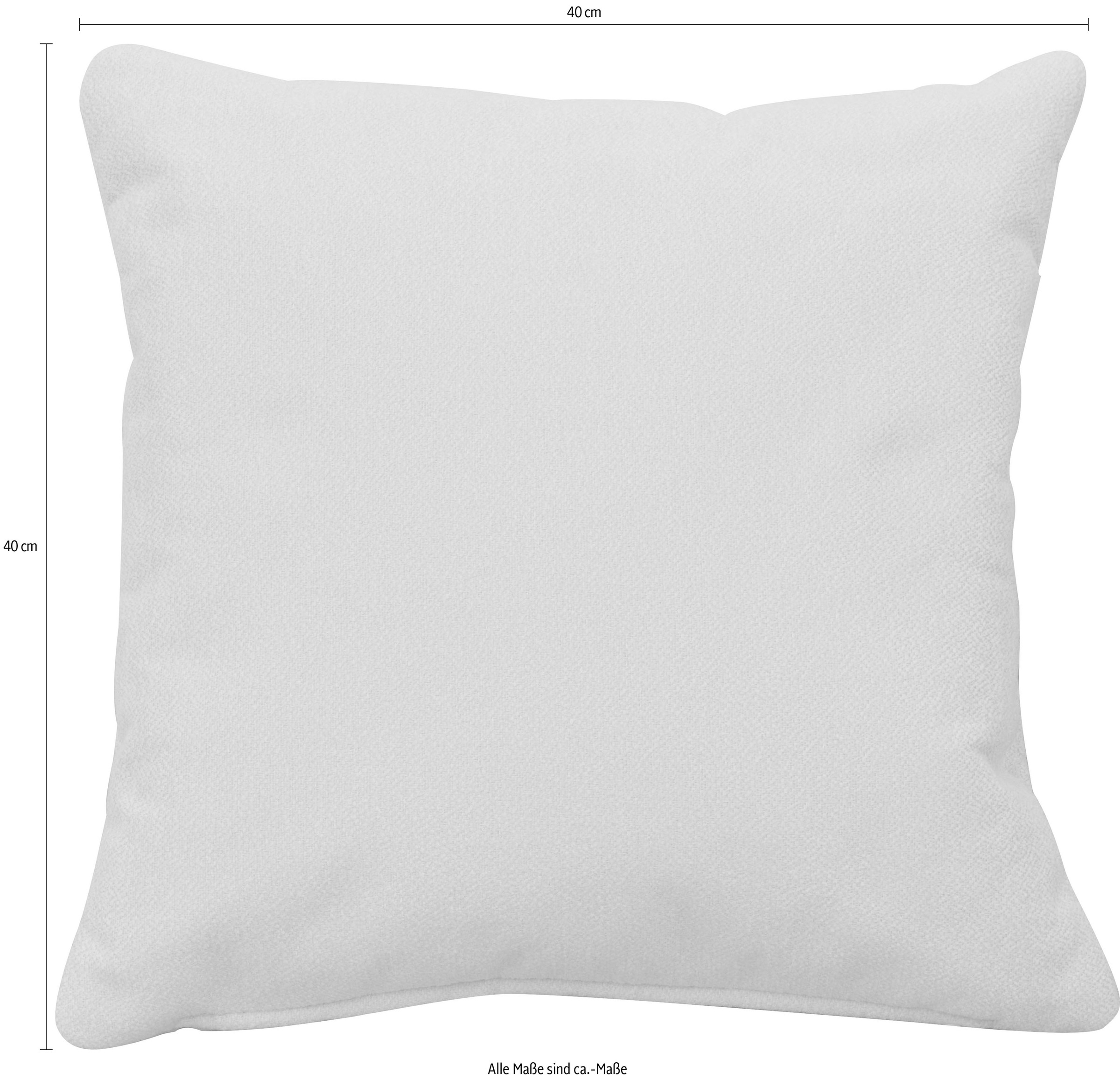 OTTO home Dekokissen »Langeland« Dekokissen mit Füllung, Sofakissen 2er Set 40 x 40 cm