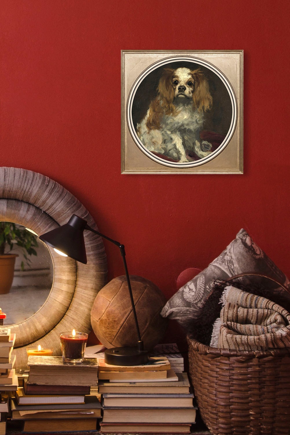 queence Acrylglasbild »Hund«, Haustiere-Gemälde-Kunst-Hund-Hunde-Hundebilder, Fine Art-Print in Galeriequalität