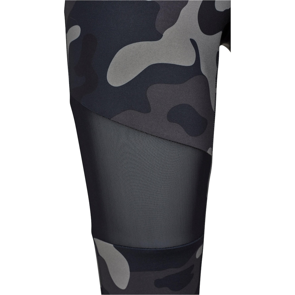 URBAN CLASSICS Leggings »Urban Classics Damen Ladies Camo Tech Mesh Leggings«, (1 tlg.)