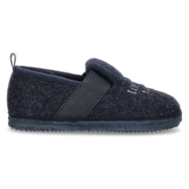 Tommy Hilfiger Hausschuh »INDOOR SLIPPER BLUE«, mit gestreifter  Anziehlasche kaufen | BAUR