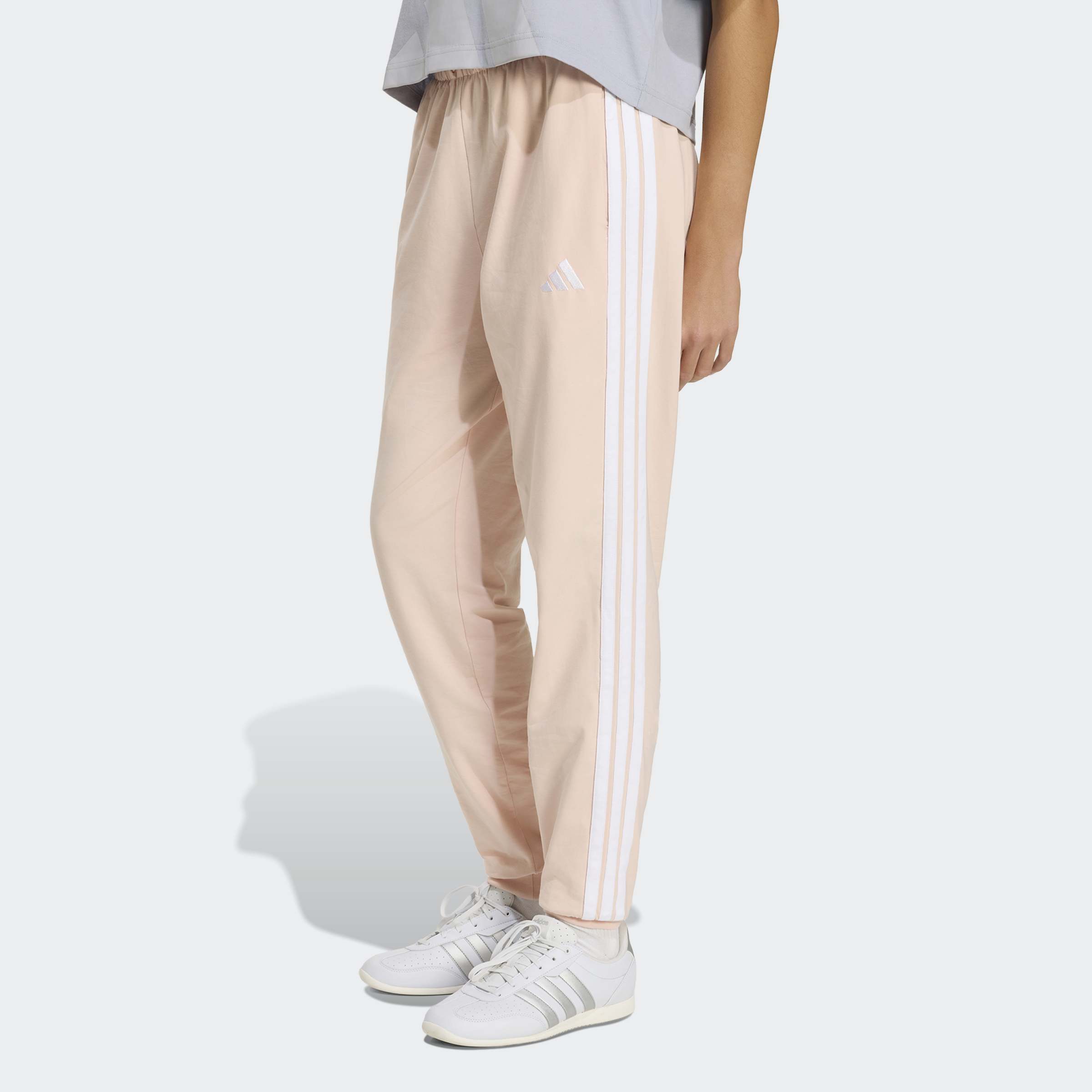 adidas Sportswear "W 3S SJ JOGGER" für Erwachsene, aus Baumwolle und Elasthan, mit Kordelverschluss