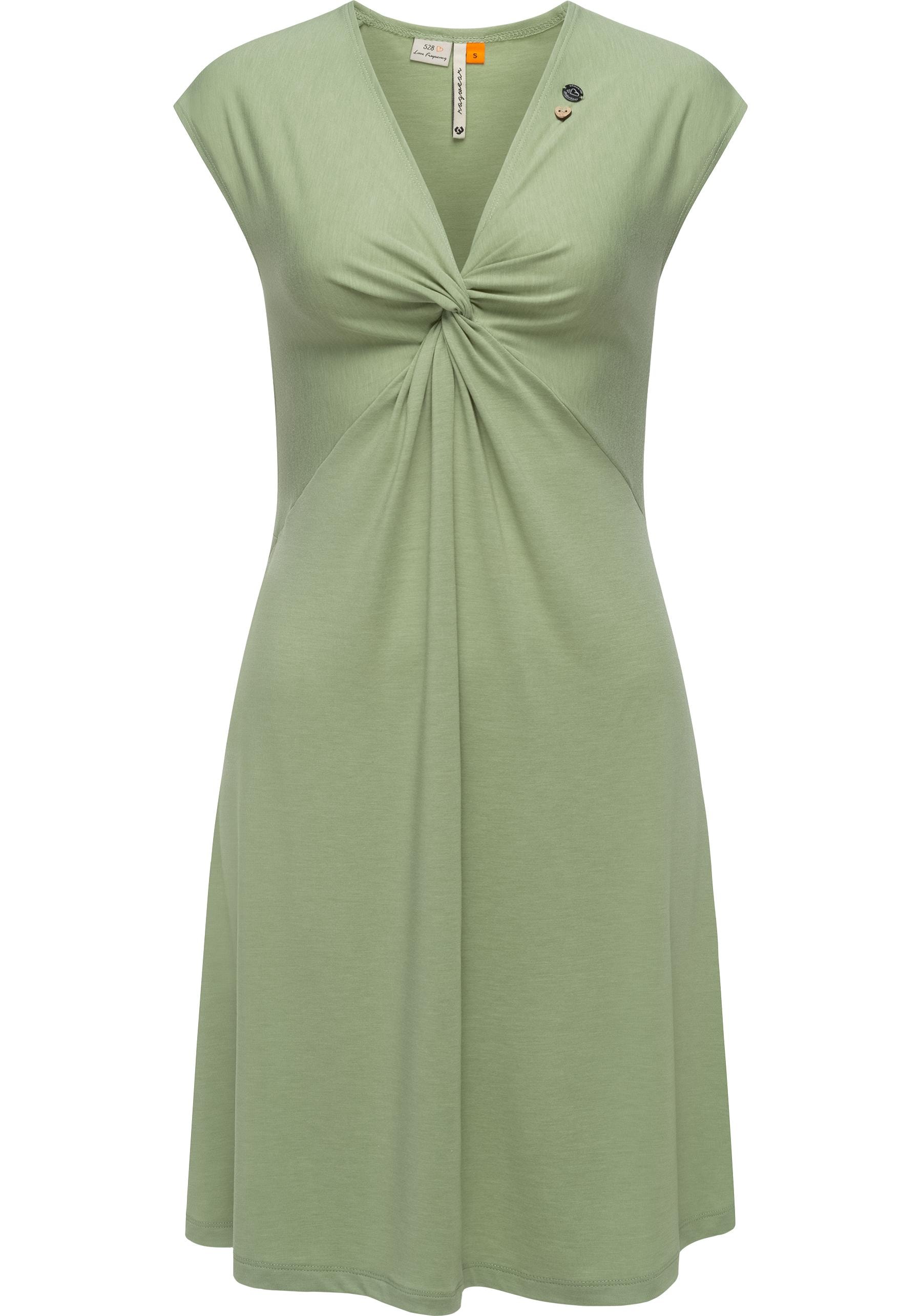 Jerseykleid »Comfrey Solid«, stylisches Sommerkleid mit tiefem V-Ausschnitt