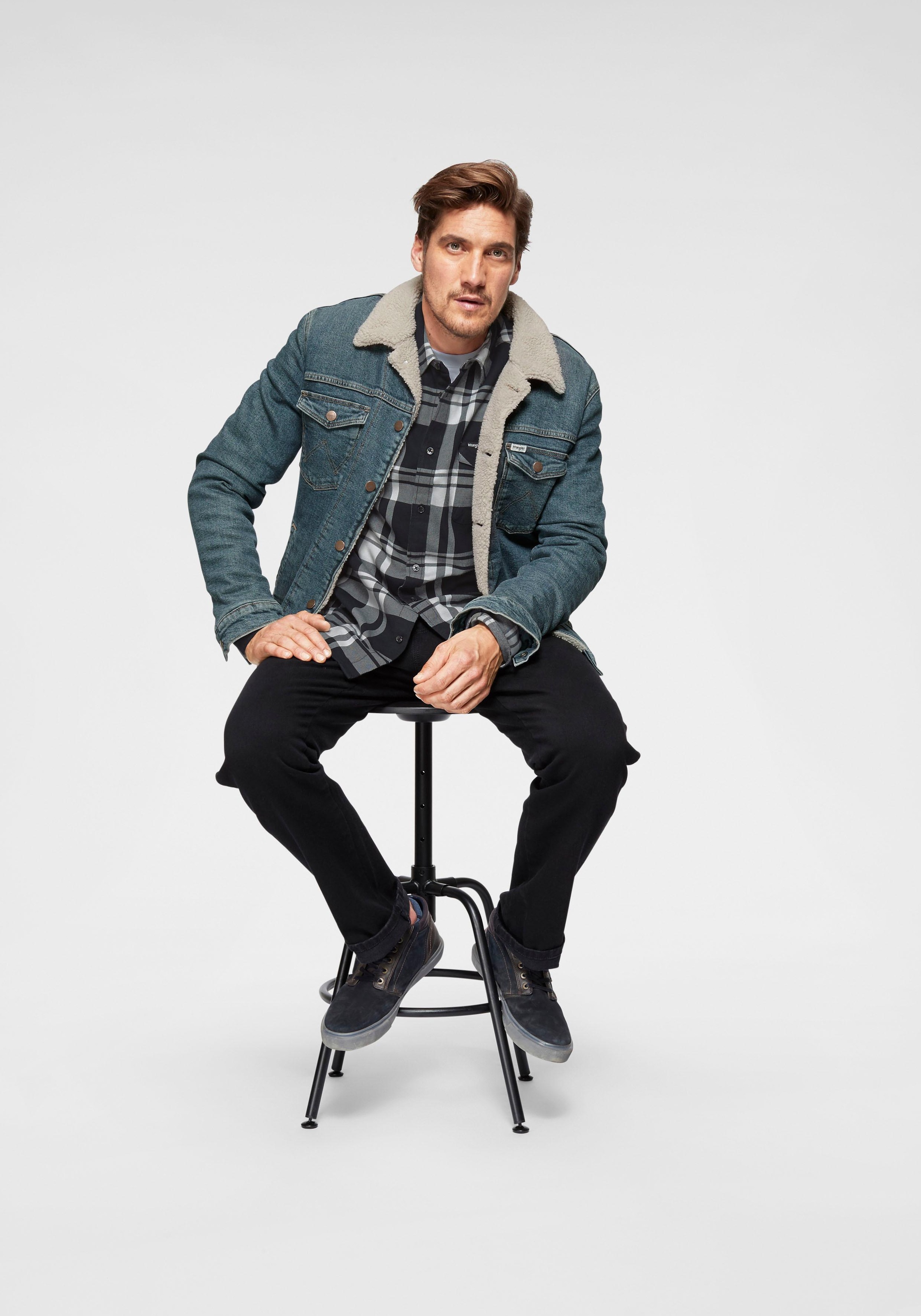 Wrangler Durable Jeans Black 34 3