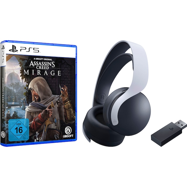 2024 neue Artikel kommen nacheinander an PlayStation 5 Gaming-Headset Mirage 5 PULSE Rauschunterdrückung BAUR Creed + | 3D«, PS5 PlayStation »Assassin\'s
