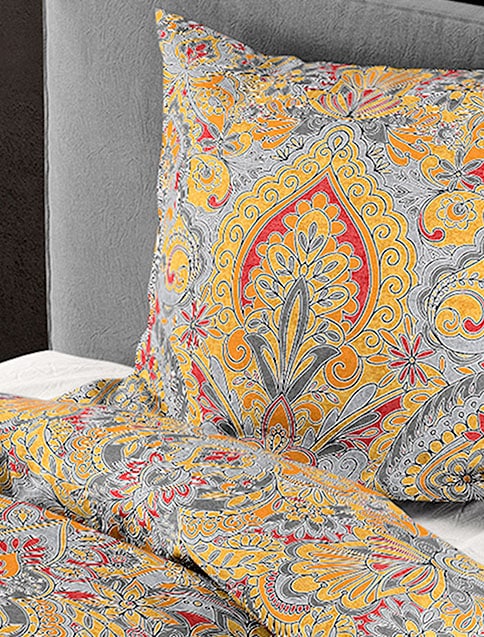 BIERBAUM Bettwäsche »Lotte«, Mako-Satin, 100 % Baumwolle, mit Ornamenten, pflegeleicht