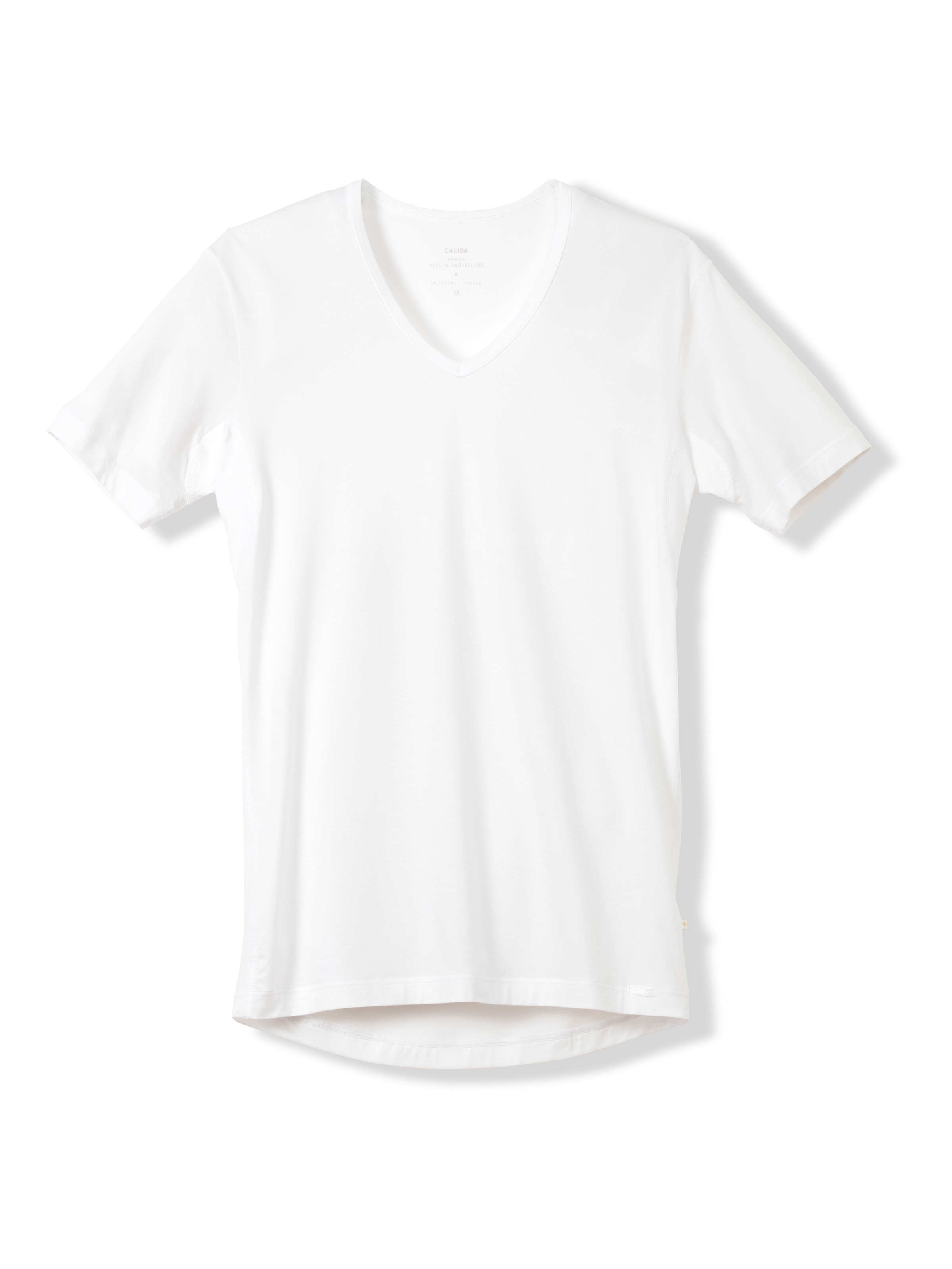 CALIDA V-Shirt "Focus", V-Ausschnitt, Single Jersey Qualität, schnelltrockn günstig online kaufen