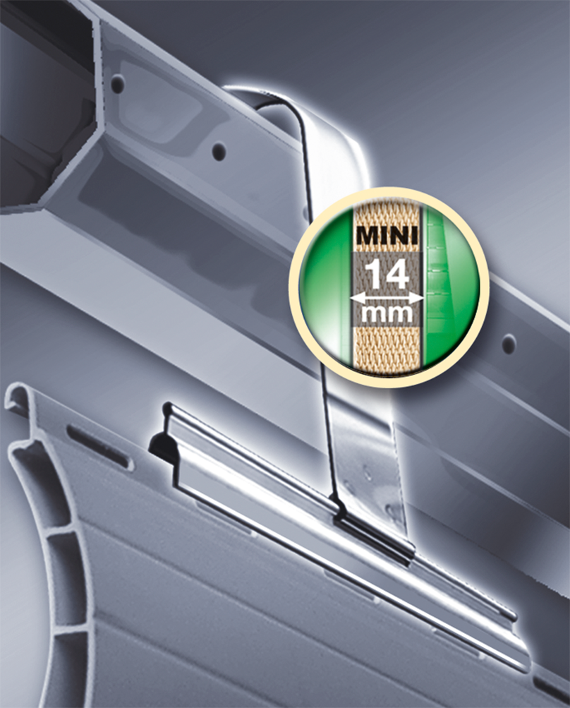 SCHELLENBERG Rollladenaufhängung »Mini, aus Edelstahl«, für Ø 40 mm Stahlrohrwellen