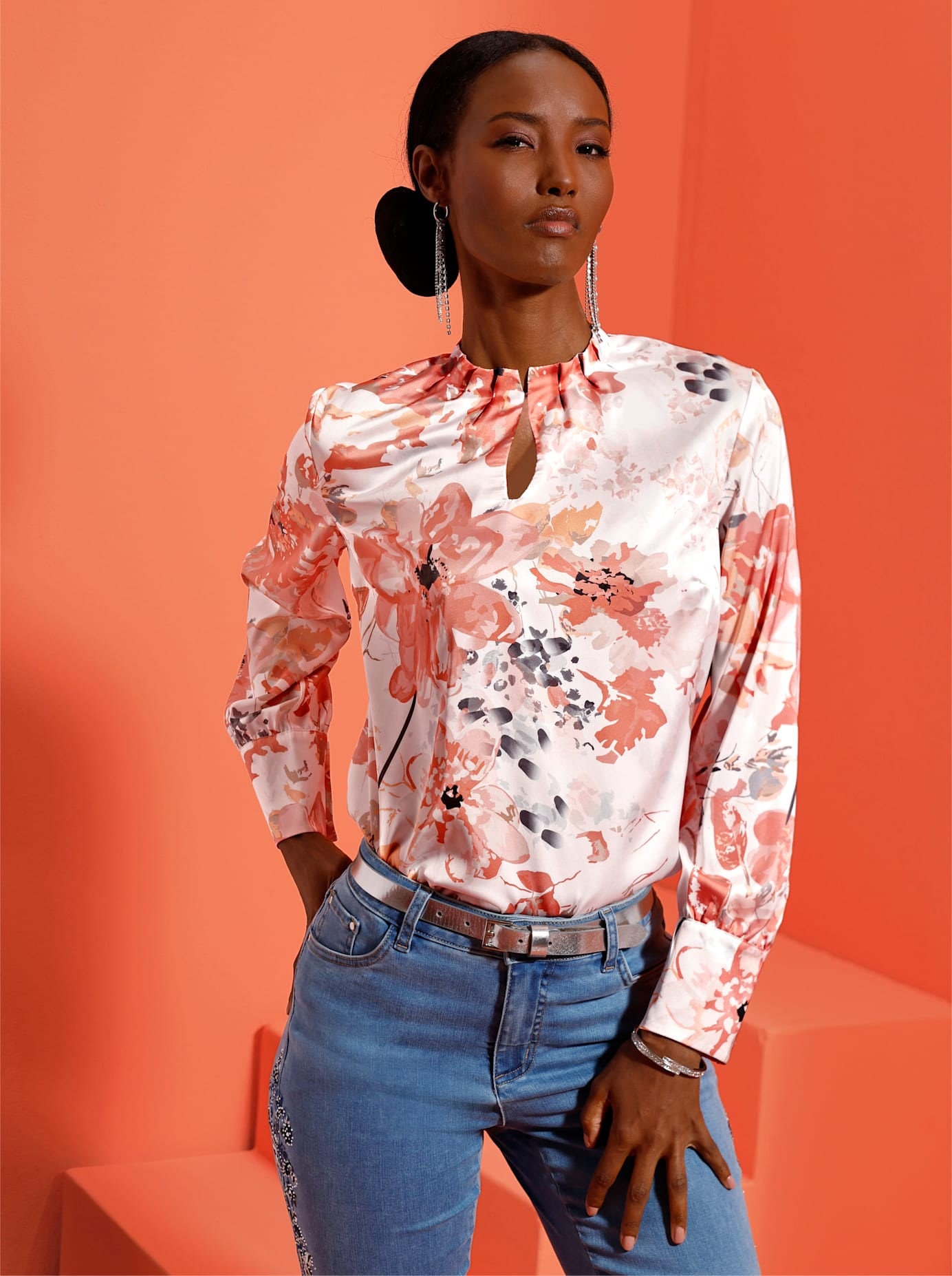 creation L Satinbluse günstig online kaufen