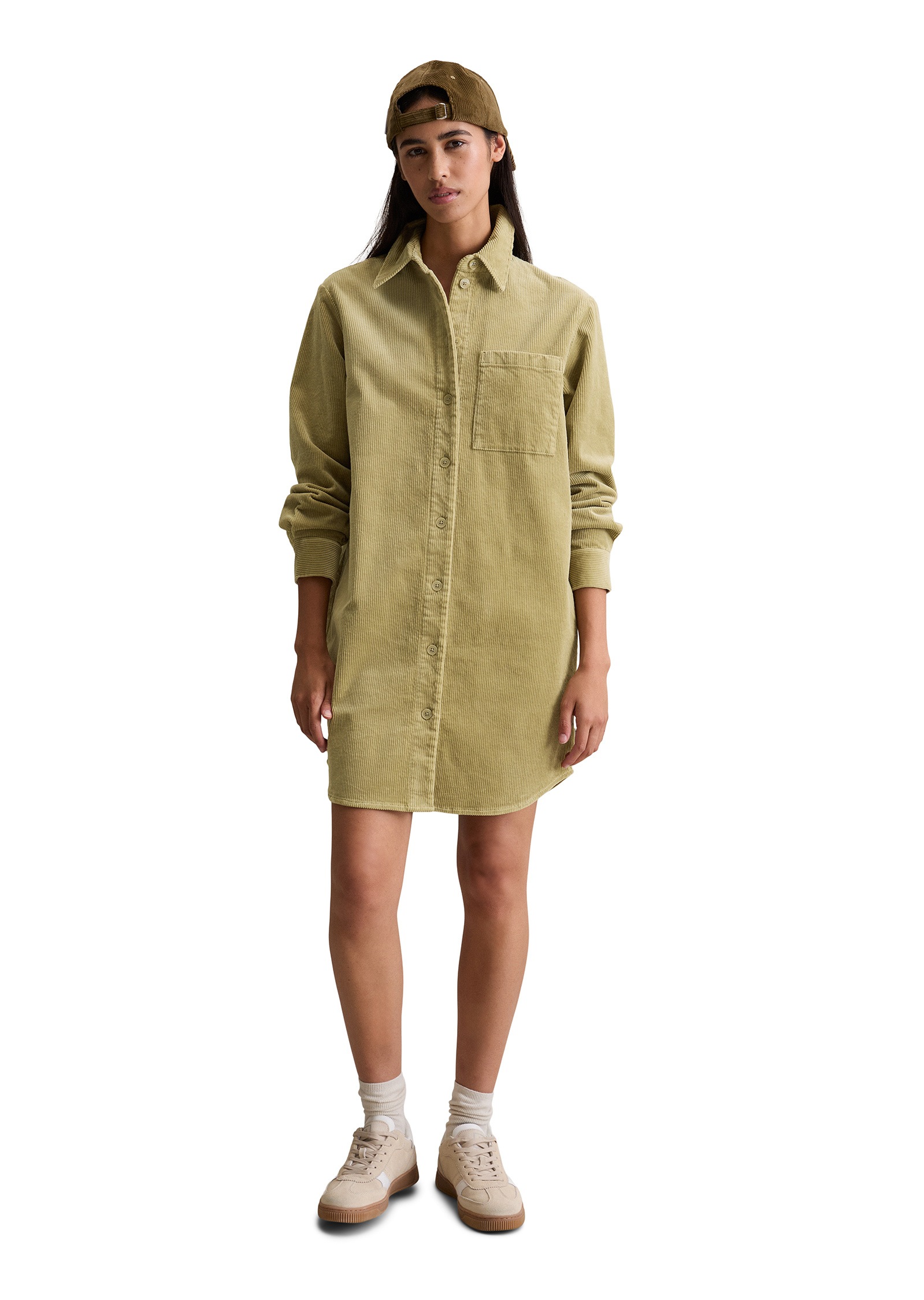 Marc O'Polo DENIM Hemdblusenkleid »aus Organic Cotton Stretch«