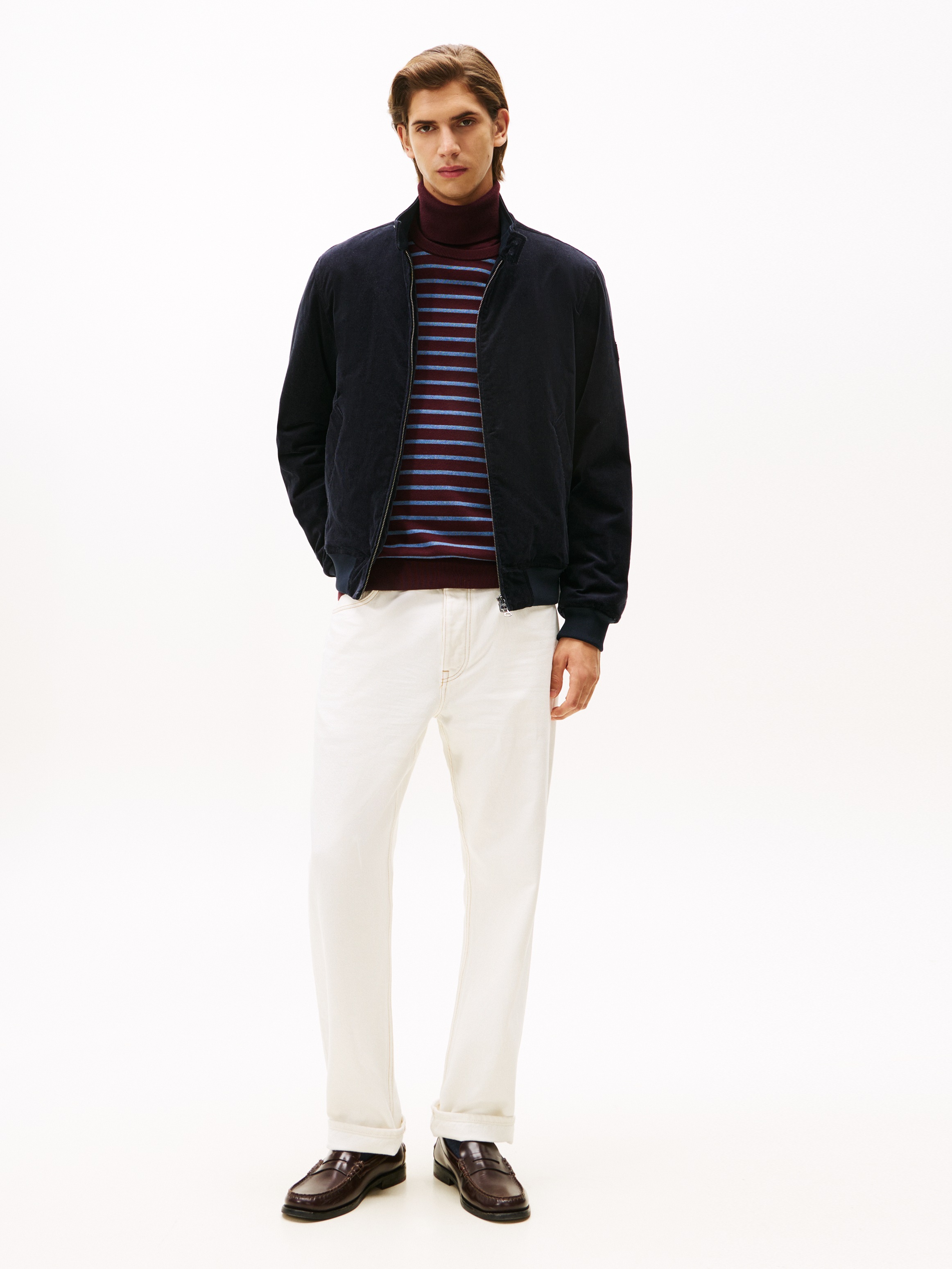 Thumbnail - Tommy Hilfiger Cordjacke "CORD HARRINGTON JACKET" ohne Kapuze Freizeitjacke, Übergangsjacke