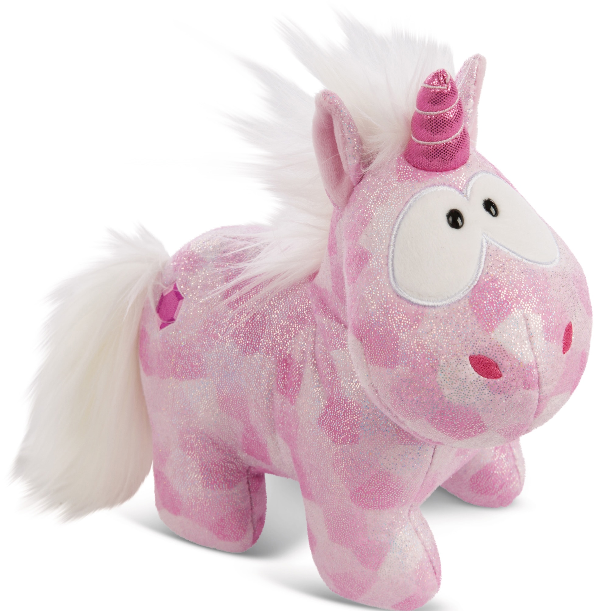 Nici Kuscheltier »Theodor & Friends, Einhorn Pink Diamond, 45 cm«, stehend