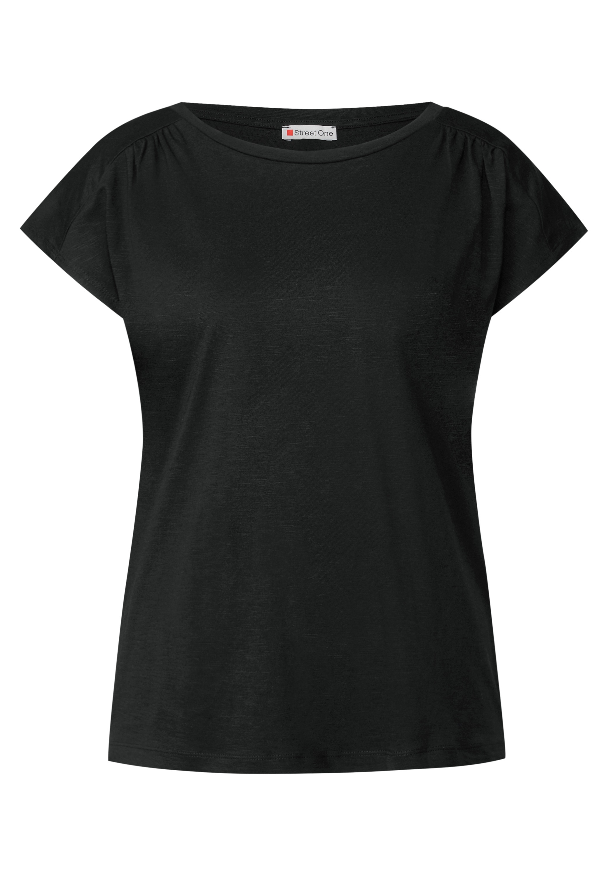 STREET ONE T-Shirt, mit Seitlichen Einschlitzen am Saum